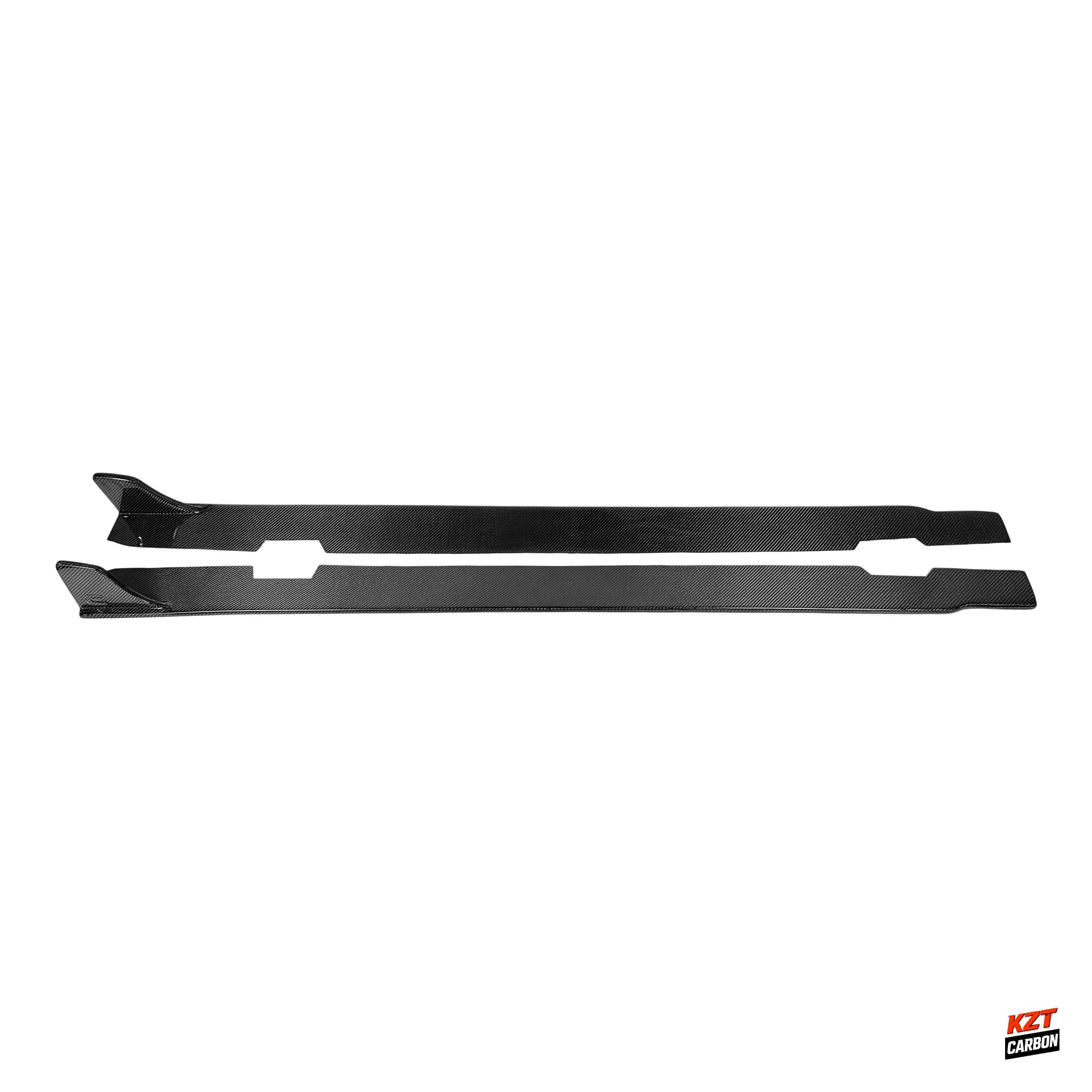 For Mini Cooper F56 Carbon Fiber G Style Body Kits Trim Side Skirt Extensions