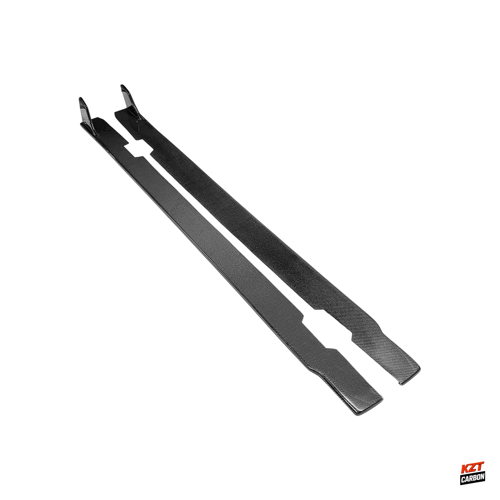 For Mini Cooper F56 Carbon Fiber G Style Body Kits Trim Side Skirt Extensions