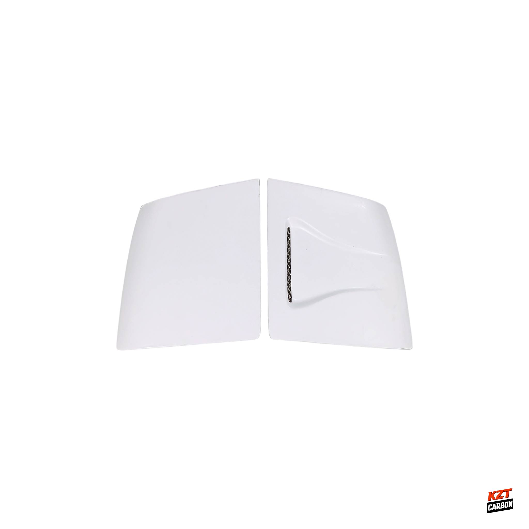 For Nissan Silvia S13 180SX NACA Style Fiberglass Headlight Covers Ducts Pair