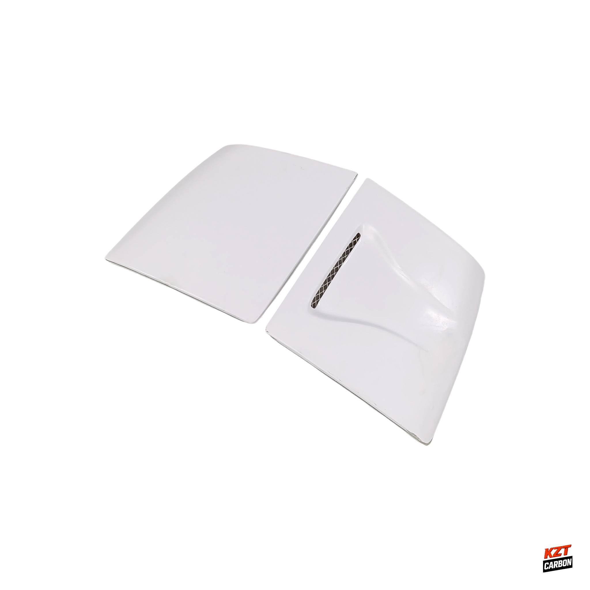 For Nissan Silvia S13 180SX NACA Style Fiberglass Headlight Covers Ducts Pair