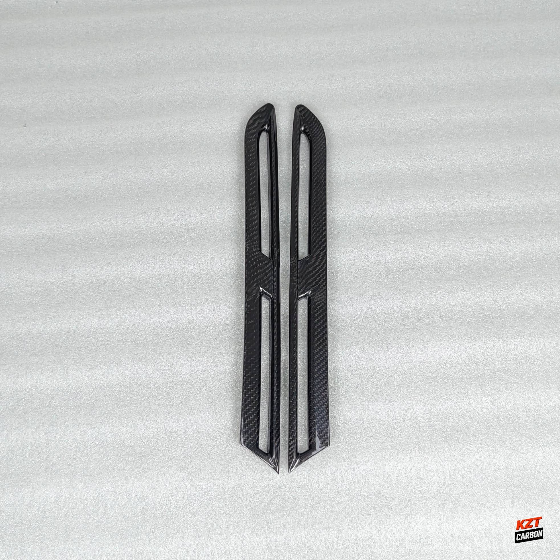 For Nissan GTR R35 2D 08-16 Dry Carbon Front Bumper Side Fender Vents Cover