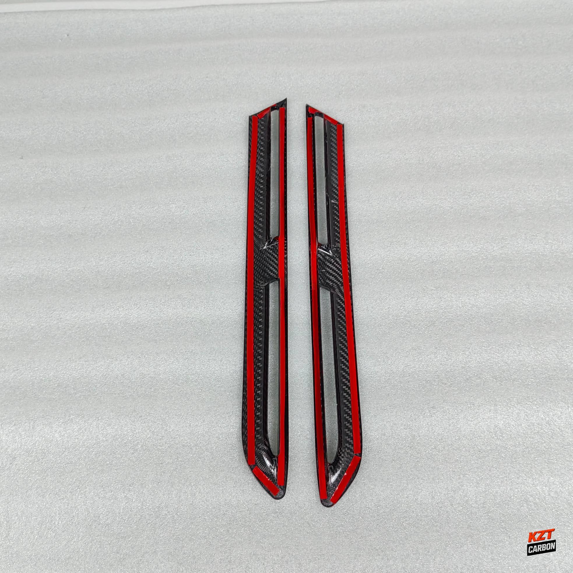For Nissan GTR R35 2D 08-16 Dry Carbon Front Bumper Side Fender Vents Cover