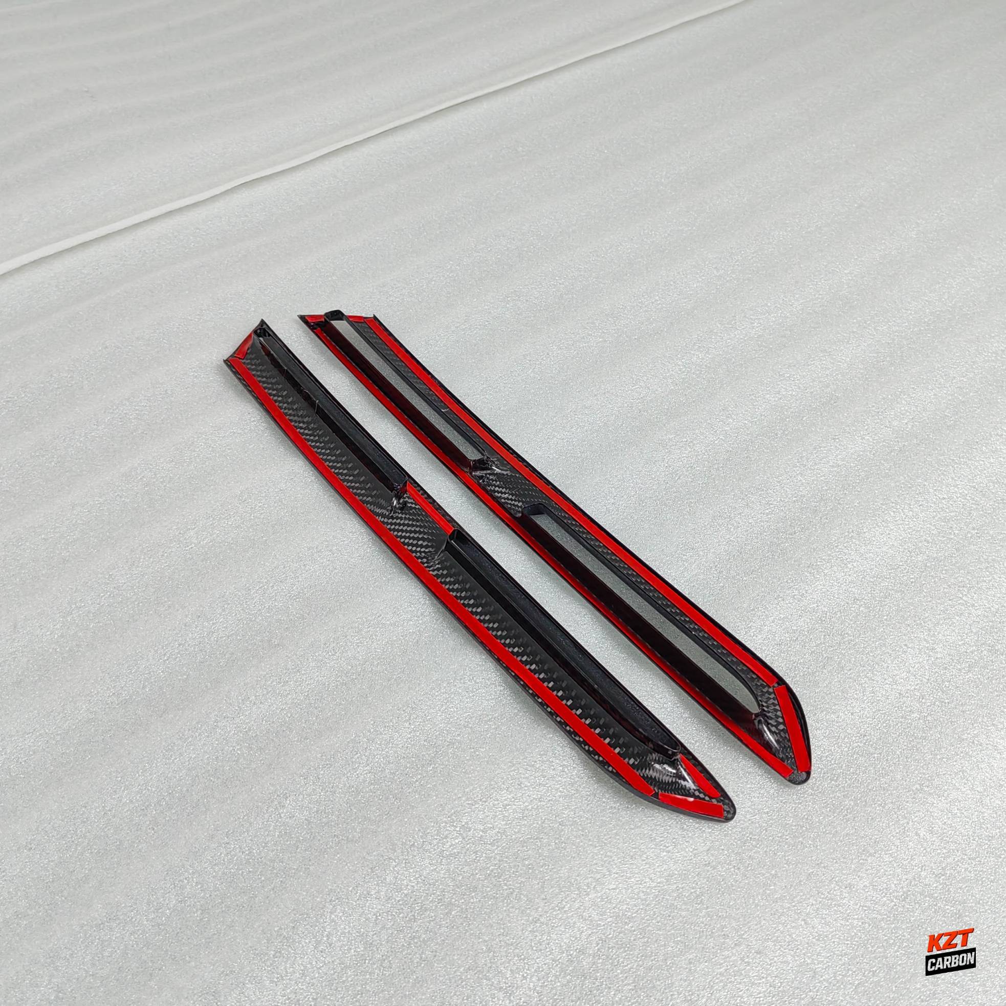 For Nissan GTR R35 2D 08-16 Dry Carbon Front Bumper Side Fender Vents Cover