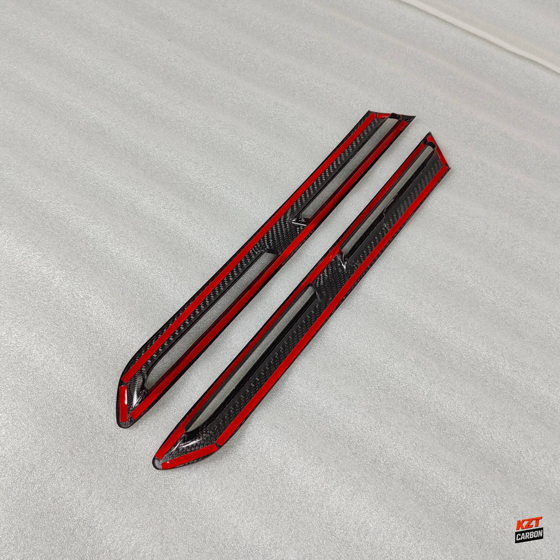 For Nissan GTR R35 2D 08-16 Dry Carbon Front Bumper Side Fender Vents Cover