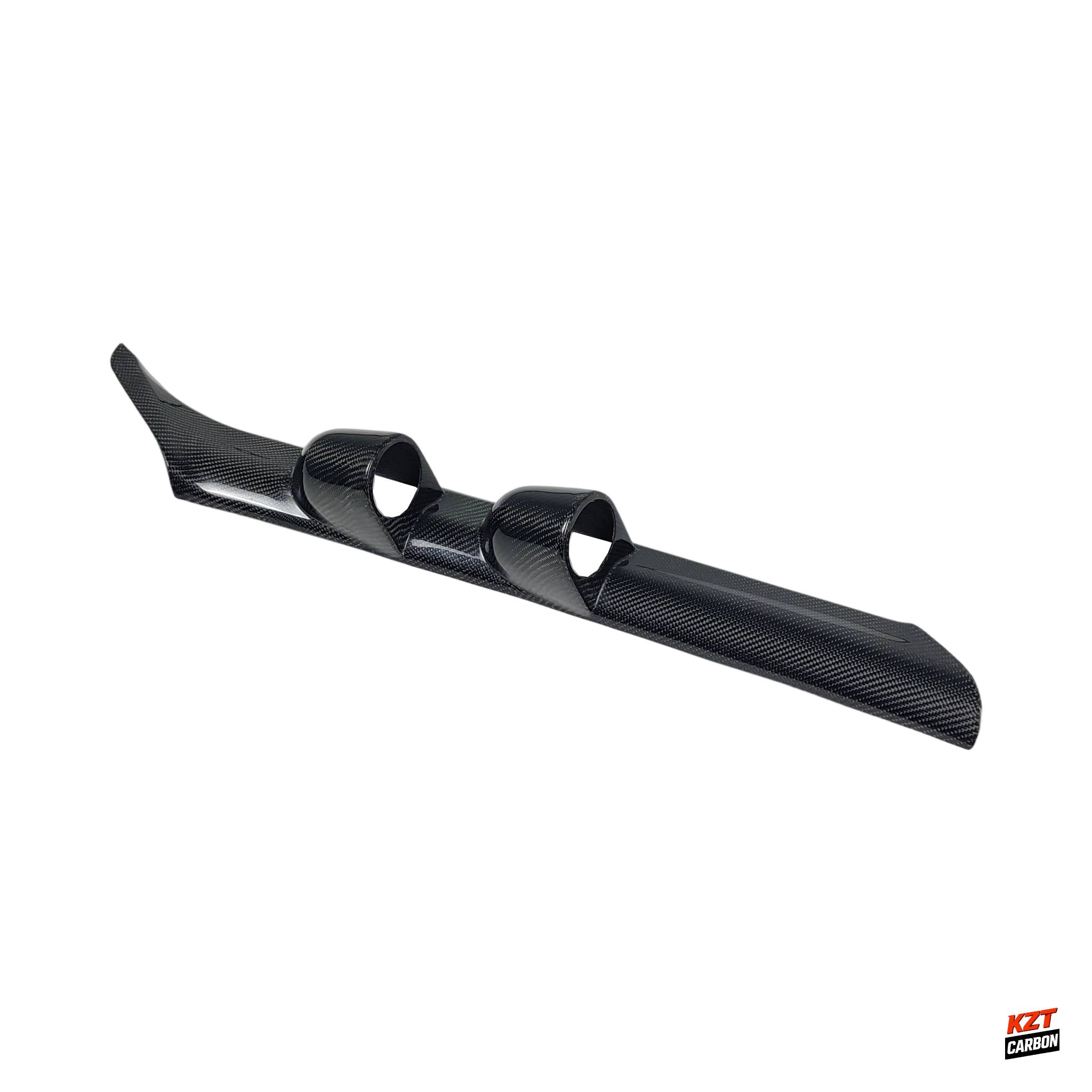 For Mitsubishi EVO Evolution 5-6 Carbon Fiber A-Pillar 60mm Twin Gauge Pod