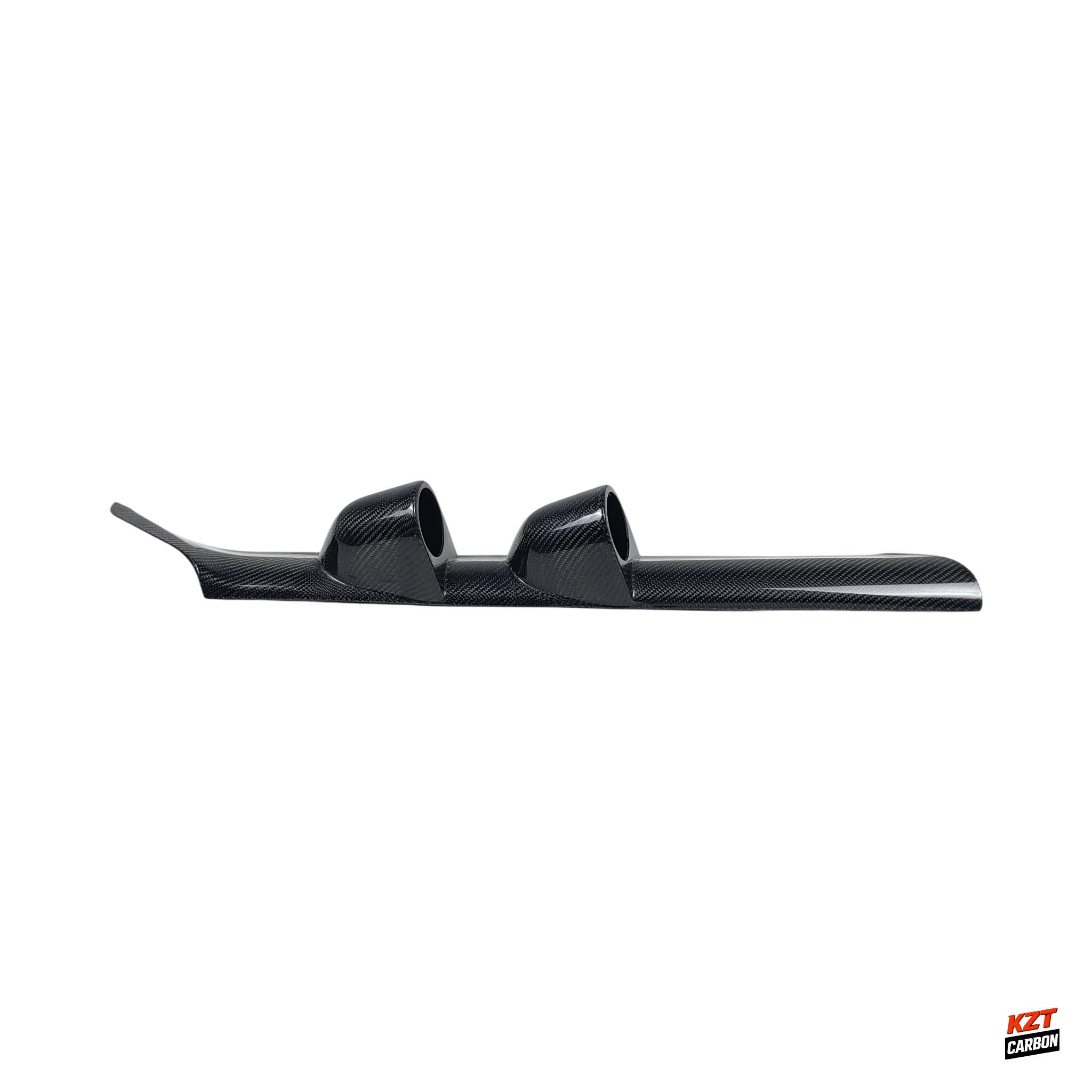 For Mitsubishi EVO Evolution 5-6 Carbon Fiber A-Pillar 60mm Twin Gauge Pod