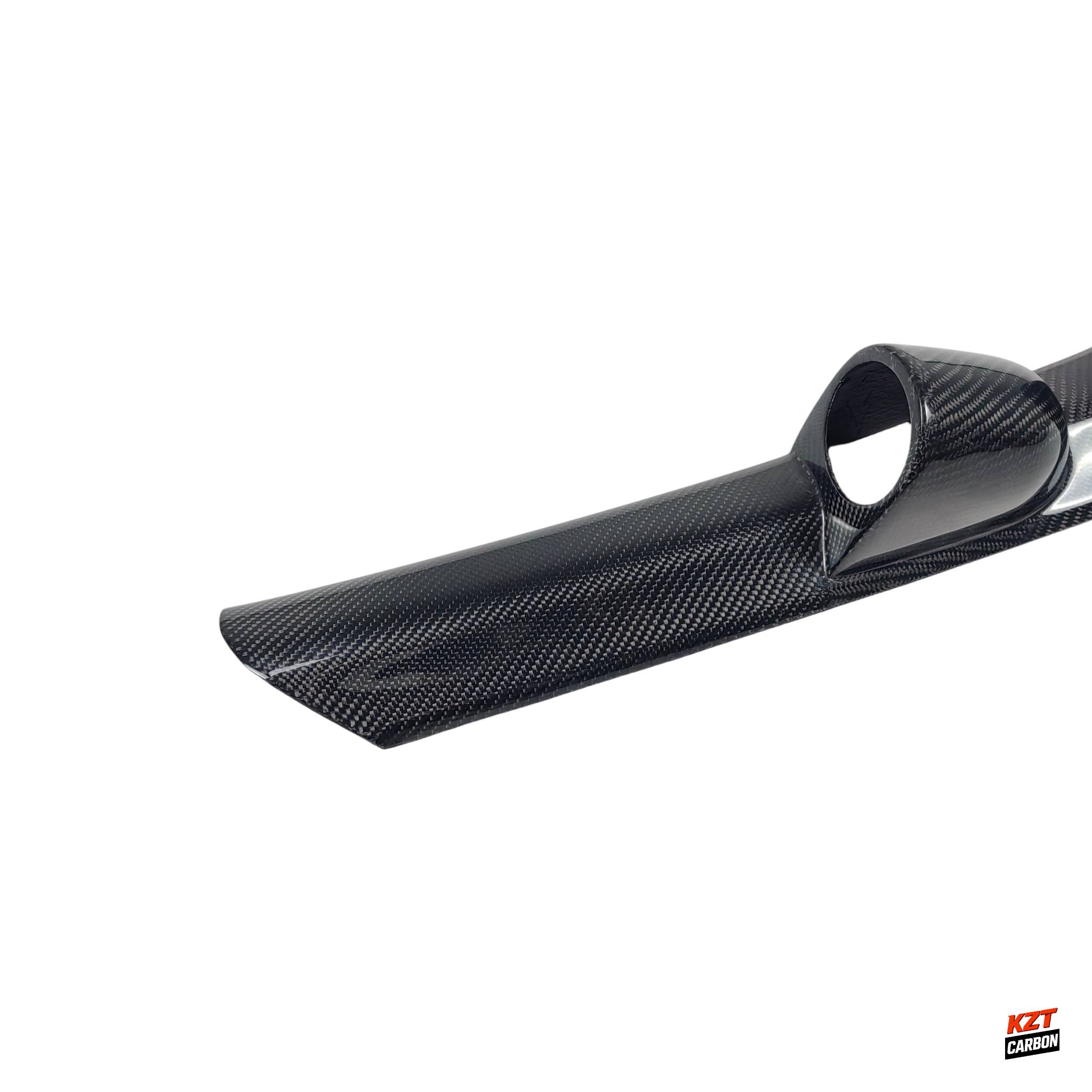 For Mitsubishi EVO Evolution 5-6 Carbon Fiber A-Pillar 60mm Twin Gauge Pod