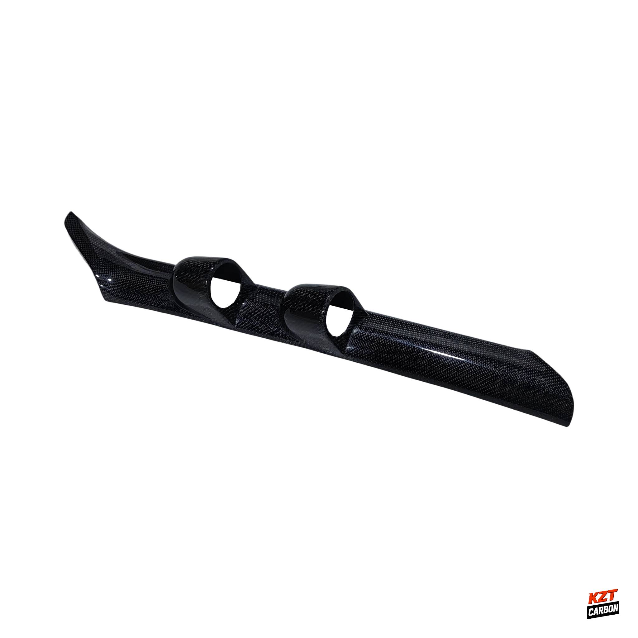 For Mitsubishi EVO Evolution 5-6 Carbon Fiber A-Pillar 60mm Twin Gauge Pod