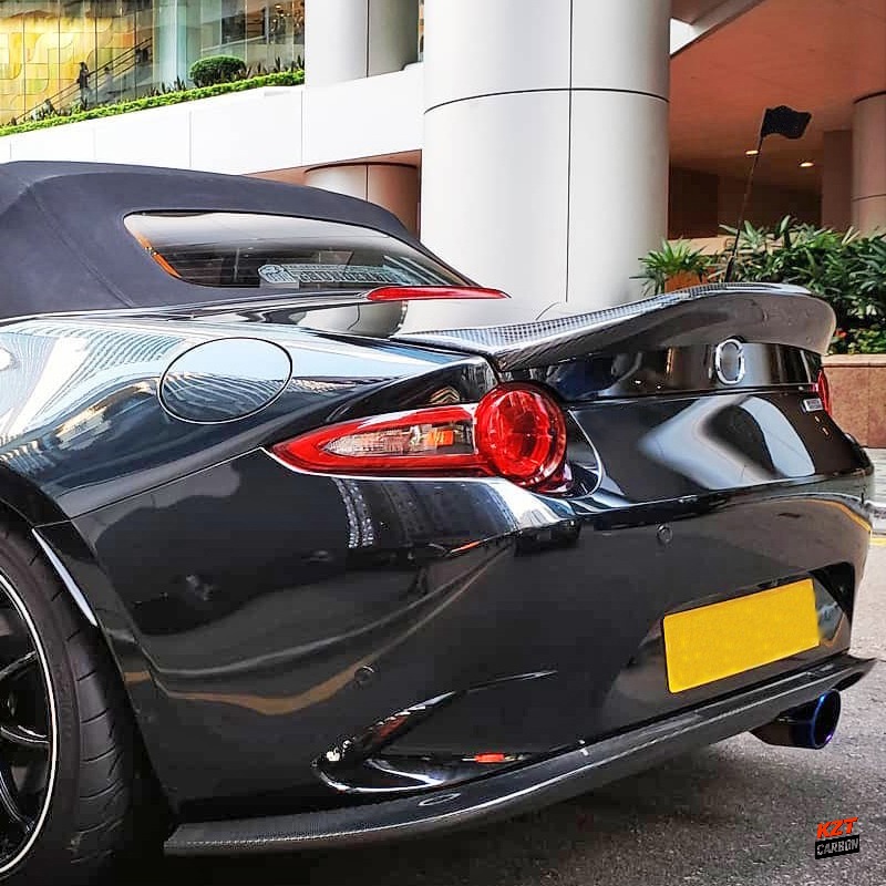 For Mazda MX5 Miata (ND Only) 15-20 LMS Style Fiberglass Duckbill Spoiler Wing