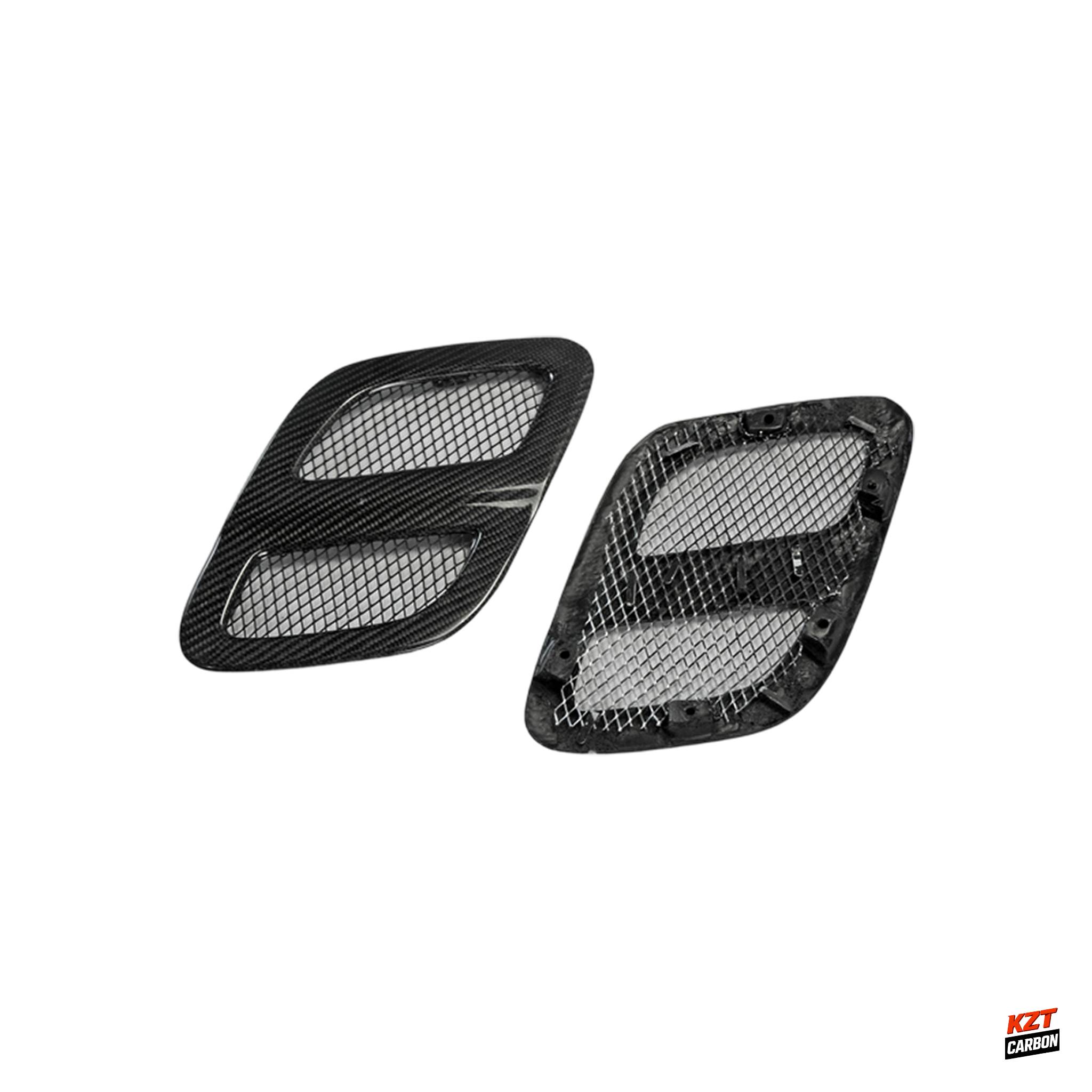 For Subaru Impreza WRX GC8 STI KZ Carbon Fiber Front Hood 22B Side Vents Pair