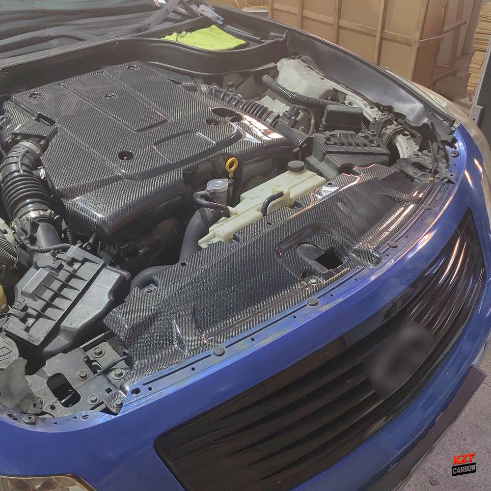 For Infiniti G35 G37 Sedan & 2 Door 07-13 KZ Carbon Fiber Interior Engine Cover Panel
