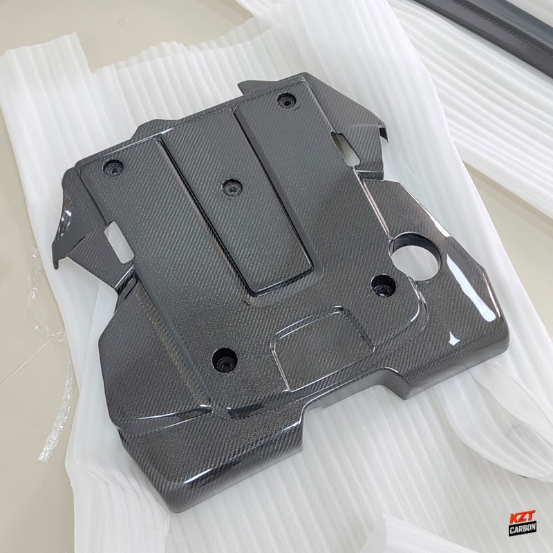 For Infiniti G35 G37 Sedan & 2 Door 07-13 KZ Carbon Fiber Interior Engine Cover Panel