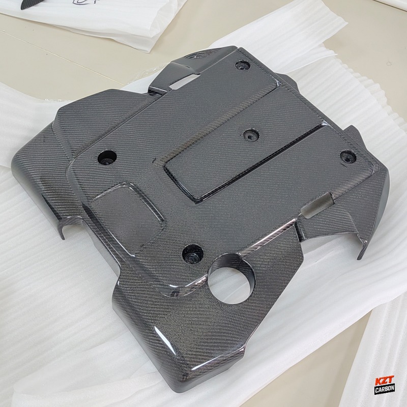 For Infiniti G35 G37 Sedan & 2 Door 07-13 KZ Carbon Fiber Interior Engine Cover Panel