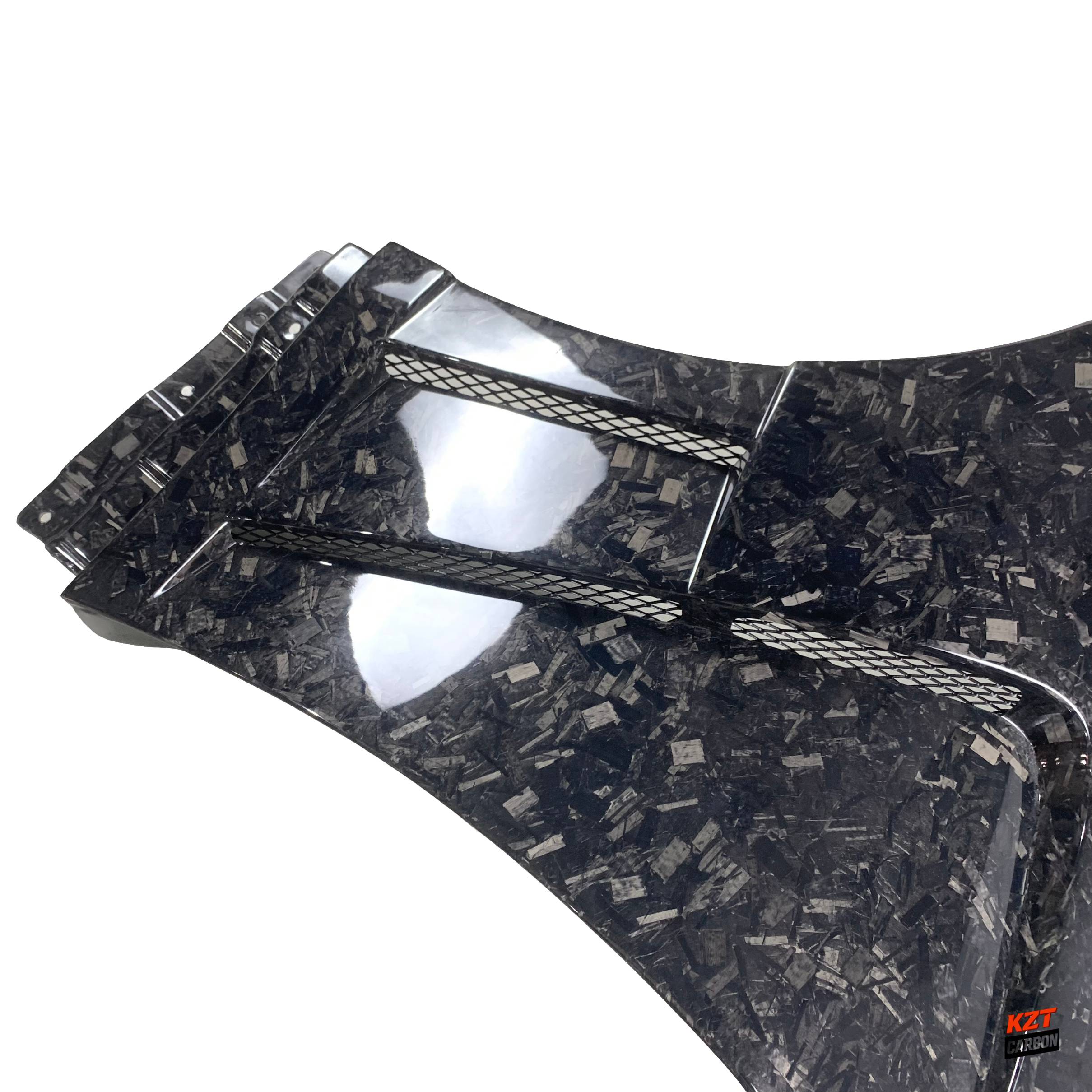 For Infiniti G37 Q40 2 Door Coupe 2008-13 Forged Carbon HT Style Front Fender Pair