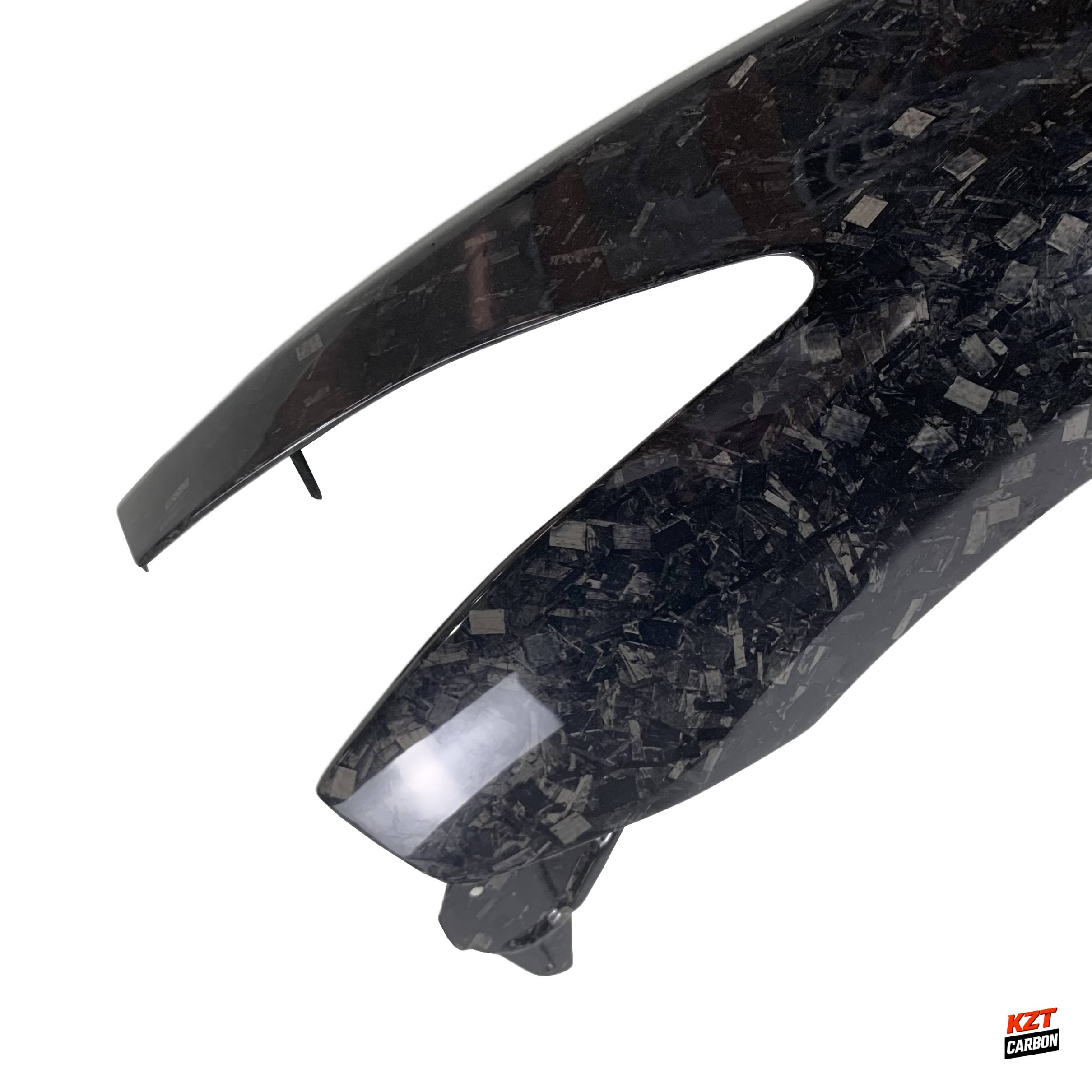 For Infiniti G37 Q40 2 Door Coupe 2008-13 Forged Carbon HT Style Front Fender Pair