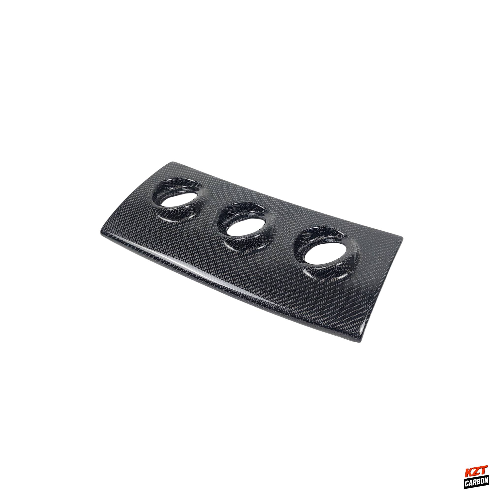 For 93-98 Supra MK4 JZA80 KZ Style Carbon Glove Box Triple Gauge Pod(52mm) RHD