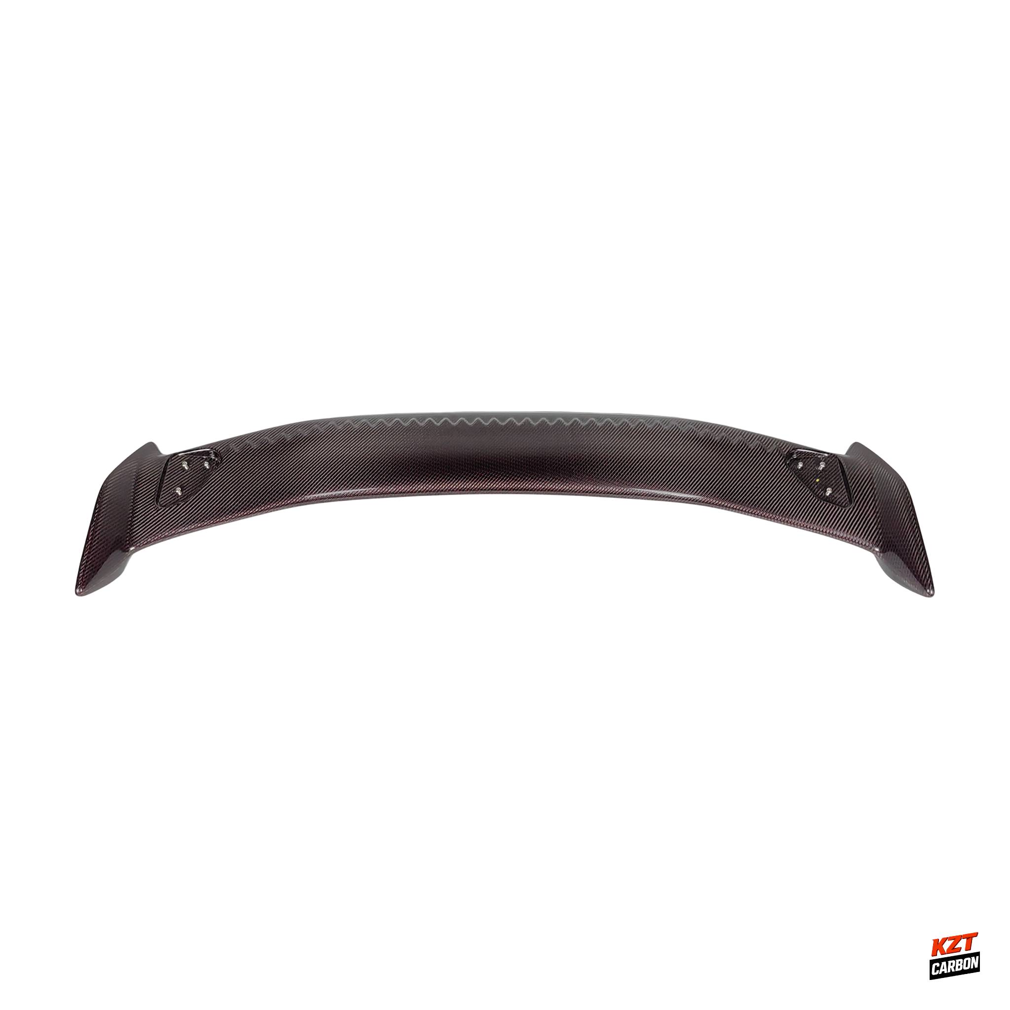 For Honda Civic Type R FL5 2023-24 MD Style Dry Red Carbon Rear Trunk Spoiler