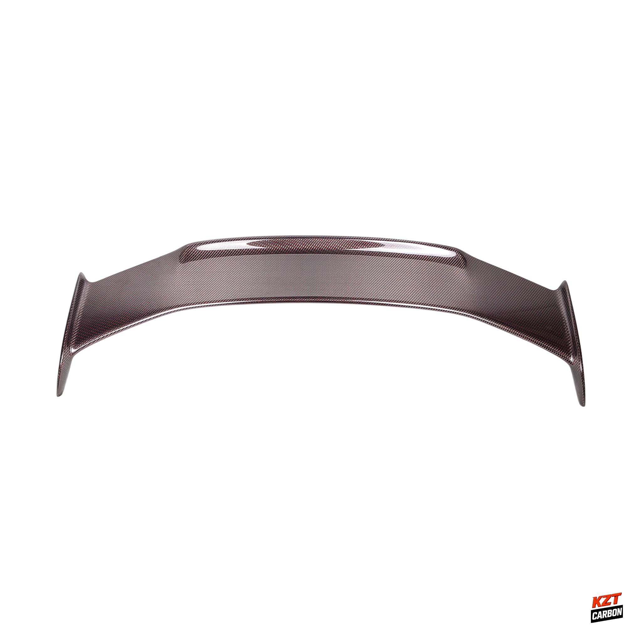 For Honda Civic Type R FL5 2023-24 MD Style Dry Red Carbon Rear Trunk Spoiler