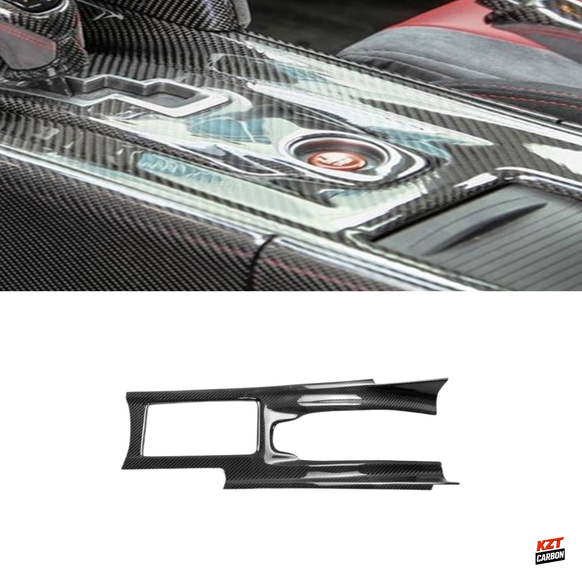 For Nissan GTR R35 (08-16 RHD Only) Carbon Fiber Interior Center Console Cover