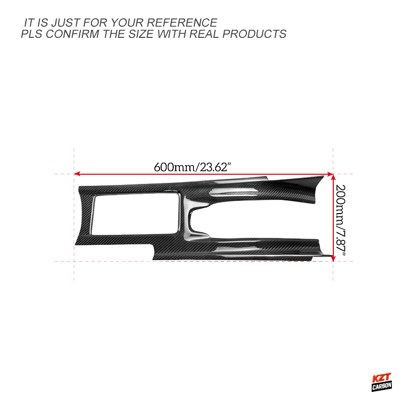 For Nissan GTR R35 (08-16 RHD Only) Carbon Fiber Interior Center Console Cover