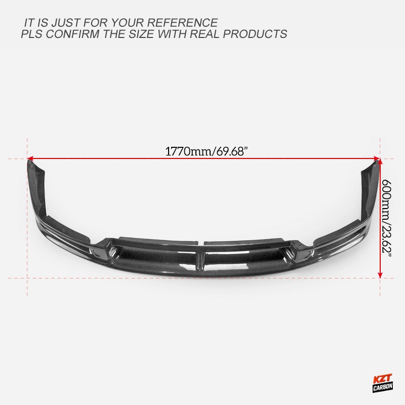 For Nissan Skyline R33 GTR (OE Bumper Only) 400R Style Carbon Fiber Front Lip