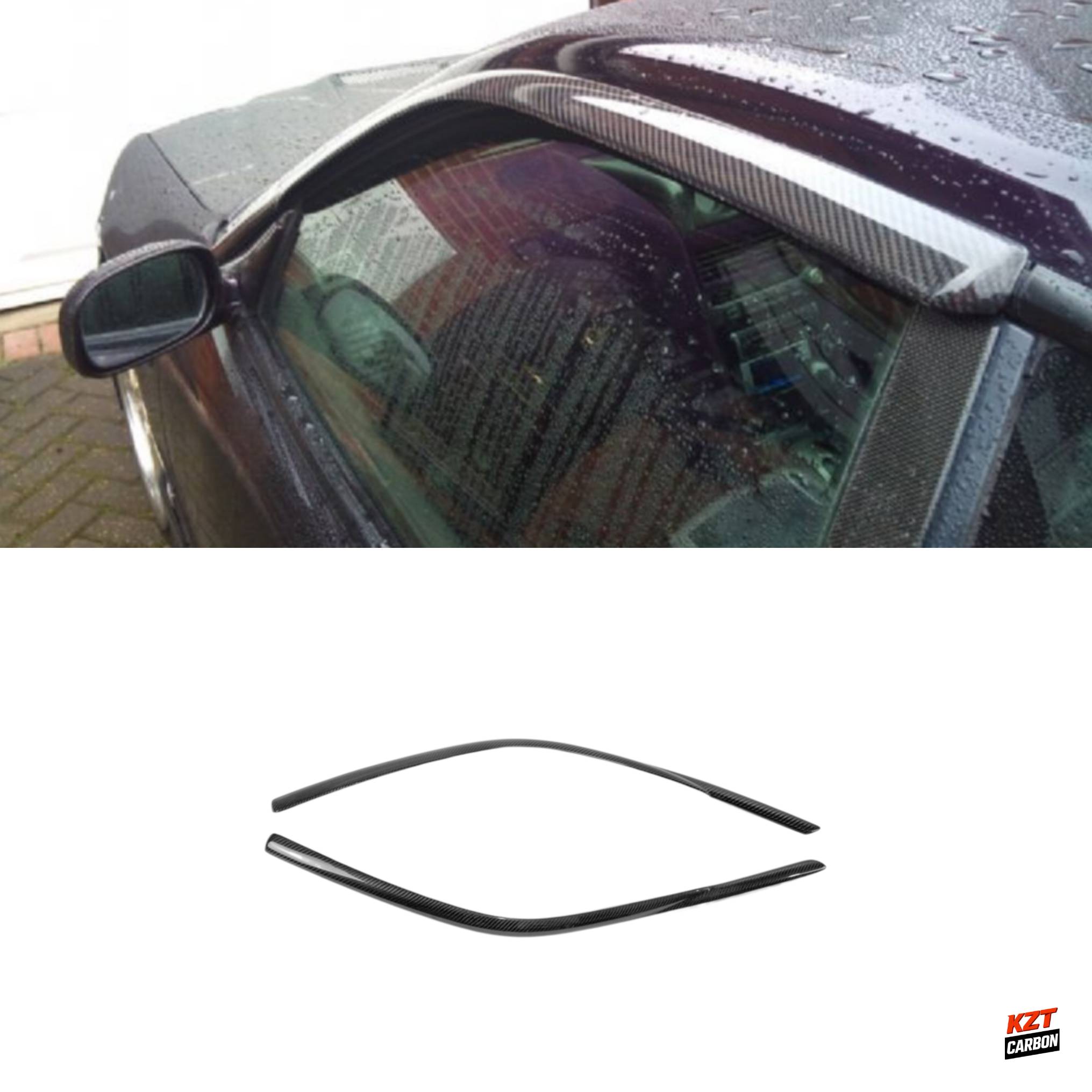 For Nissan Skyline R34 GTT GTR Carbon Fiber Wind Deflector Window Rainproof