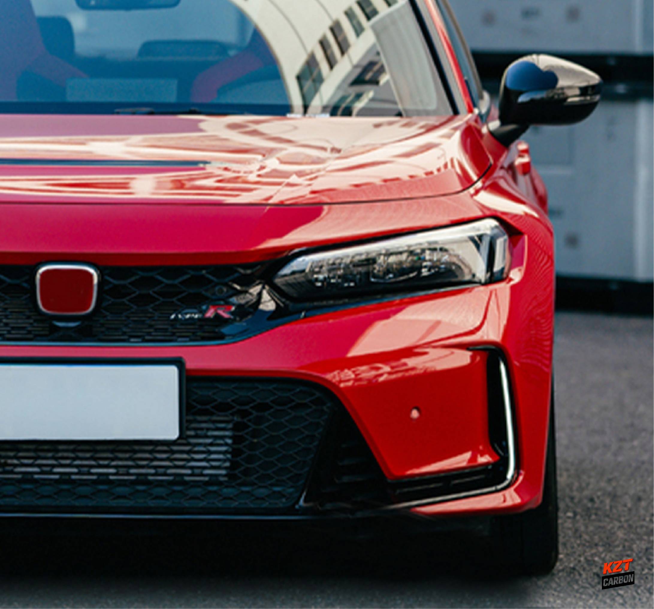 For Honda Civic Type R FL5 2023-24 ABS OE Style Front Bumper LED DRL (white)
