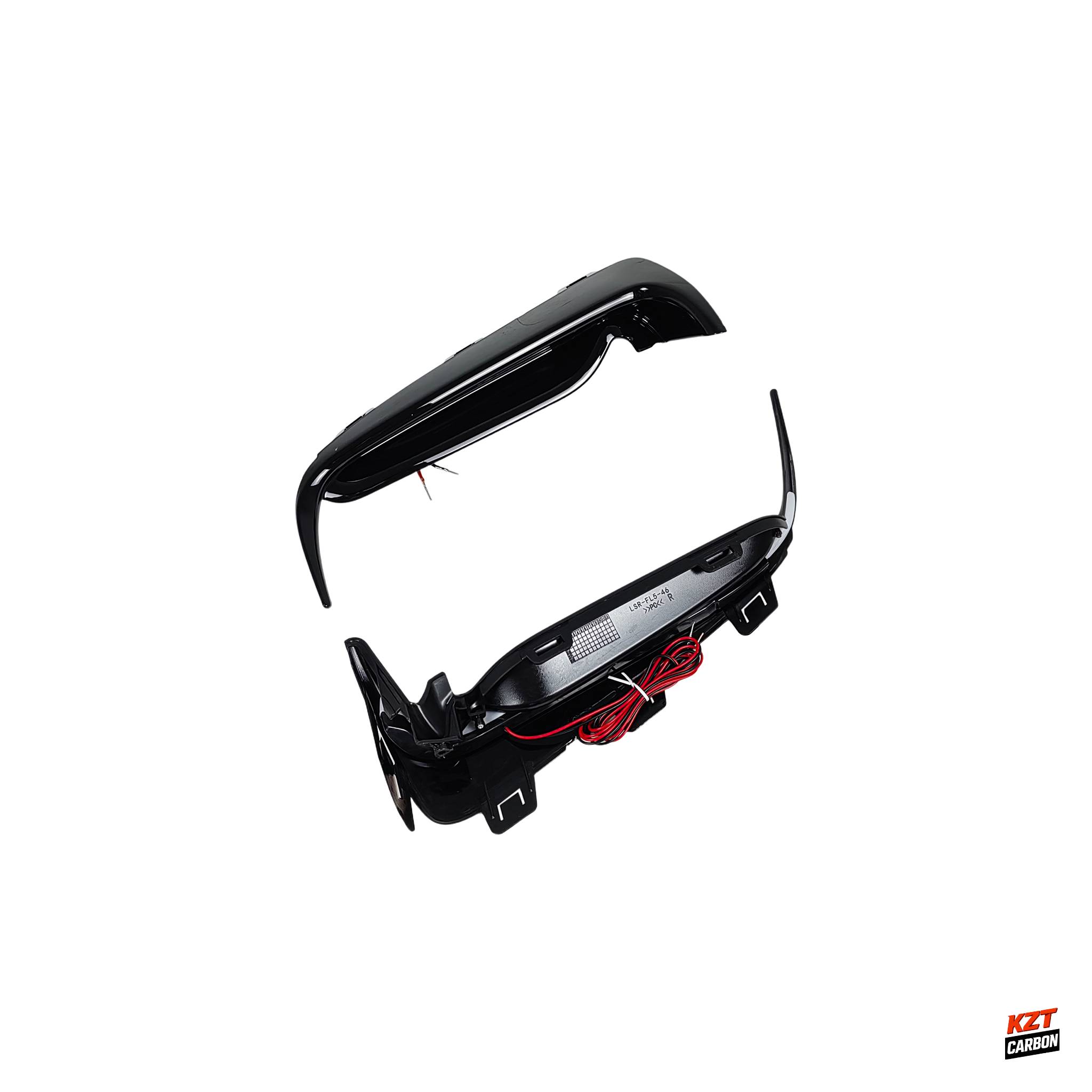 For Honda Civic Type R FL5 2023-24 ABS OE Style Front Bumper LED DRL (white)