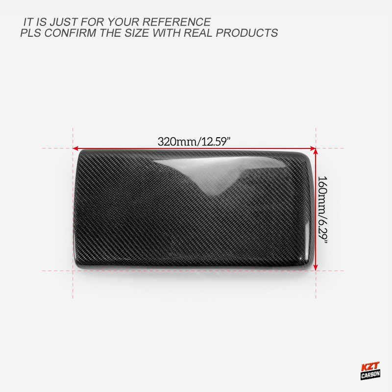 For Nissan Skyline R33 GTR GTS Carbon Fiber Interior Armrest Box Cover Panel