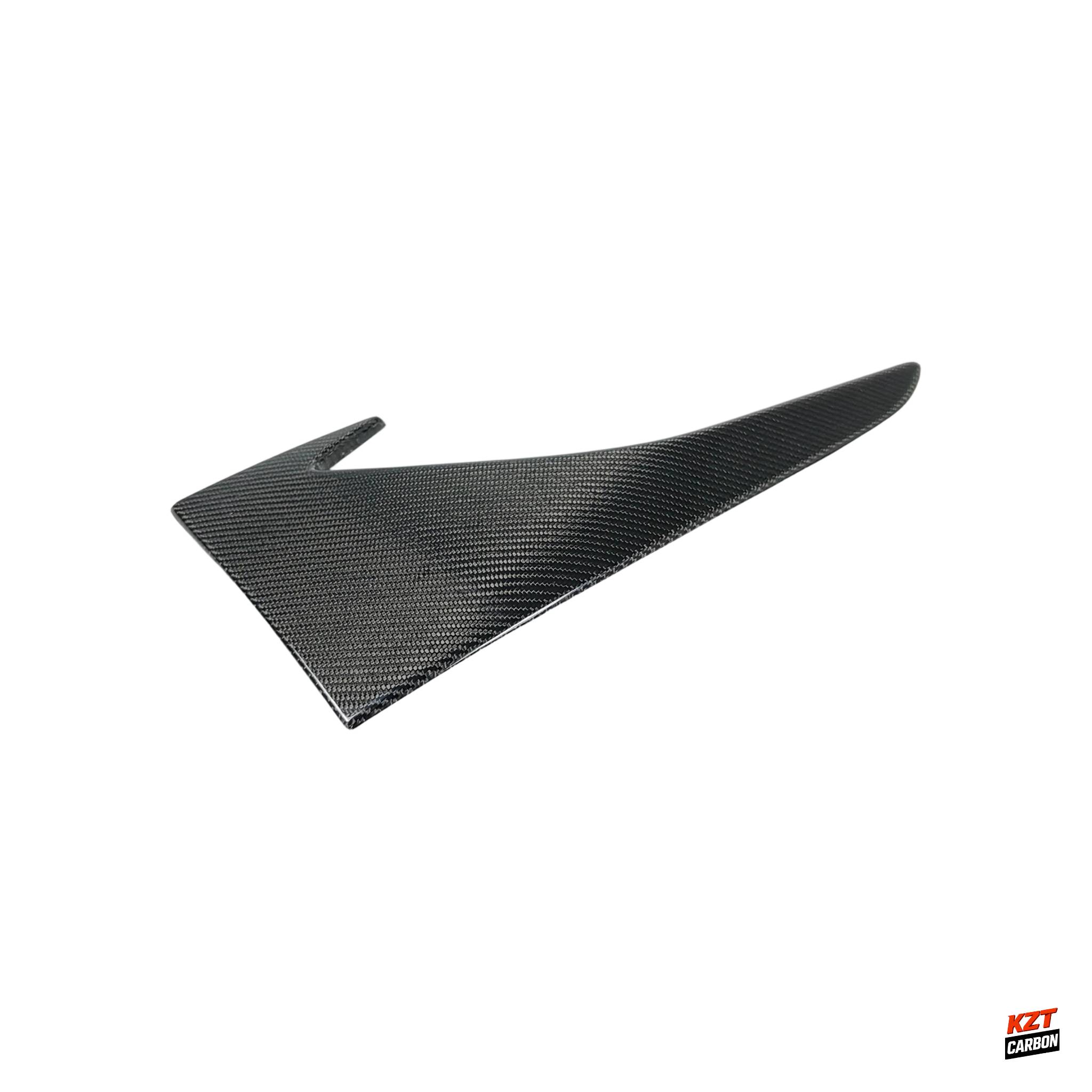 For BMW M2 F87 Coupe  2016-21 Carbon KZ Style Front Bumper Side Vents Duct Cover