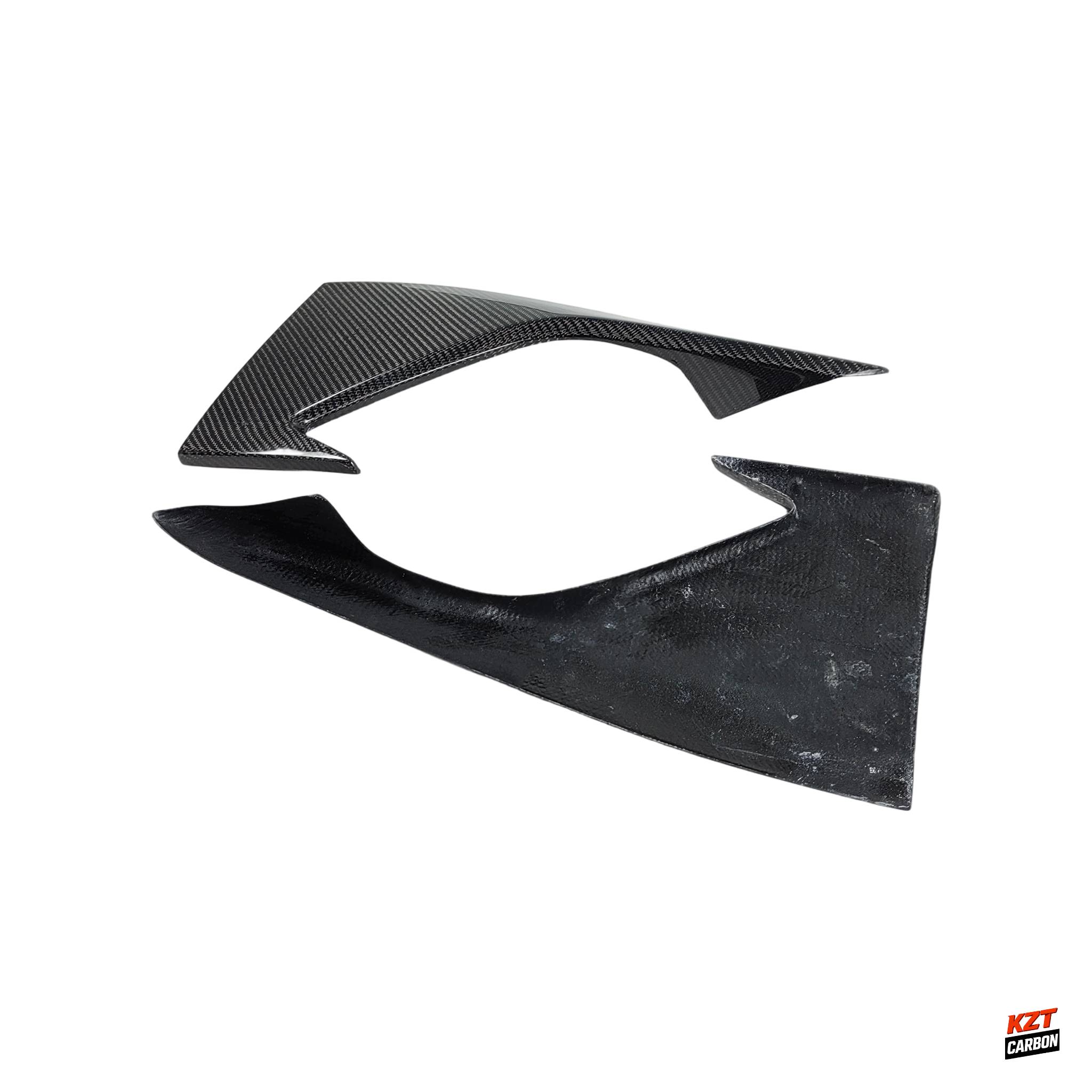 For BMW M2 F87 Coupe  2016-21 Carbon KZ Style Front Bumper Side Vents Duct Cover