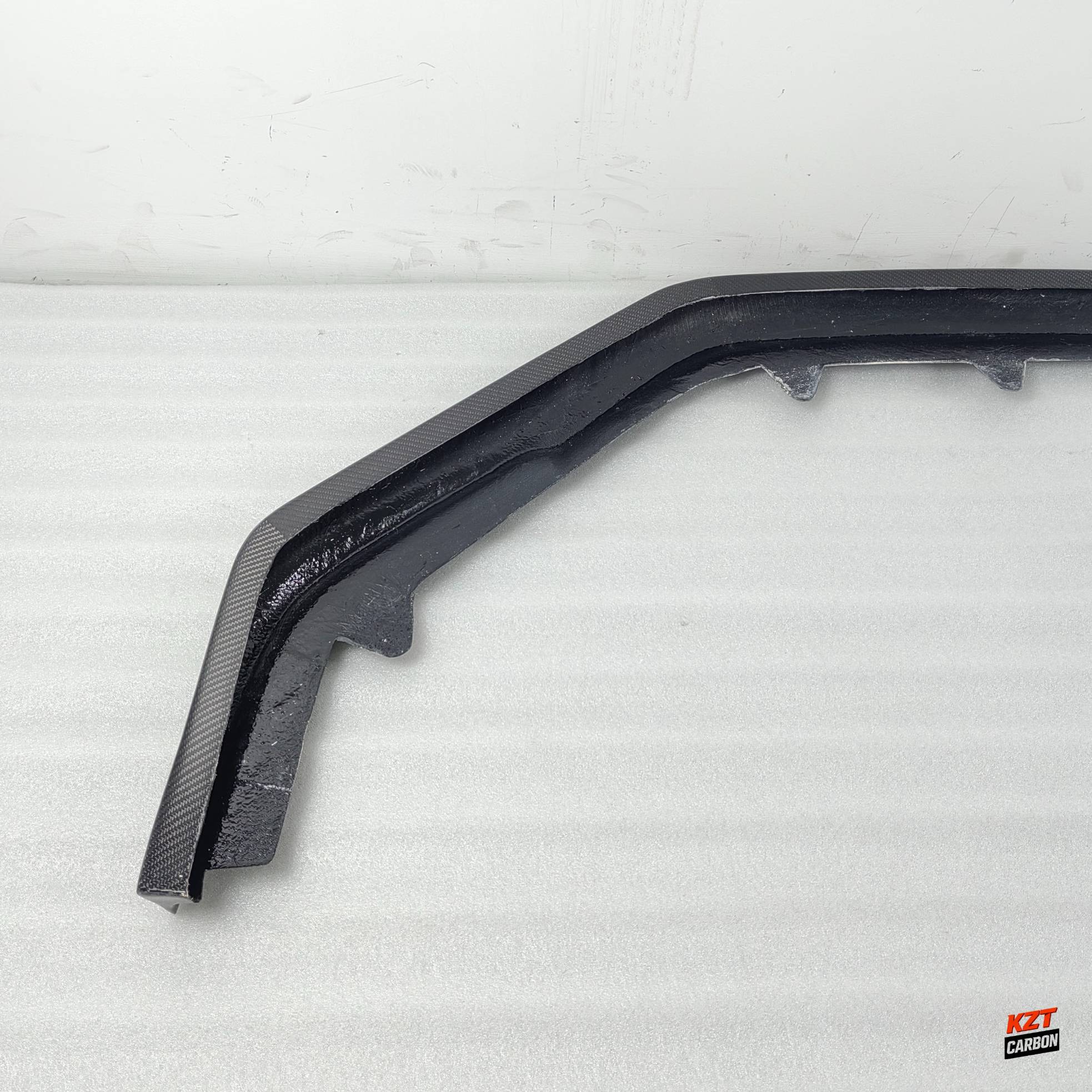 For Honda Civic Type R FL5 Hatchback 2023-26 Carbon KZ Style Front Bumper Lip