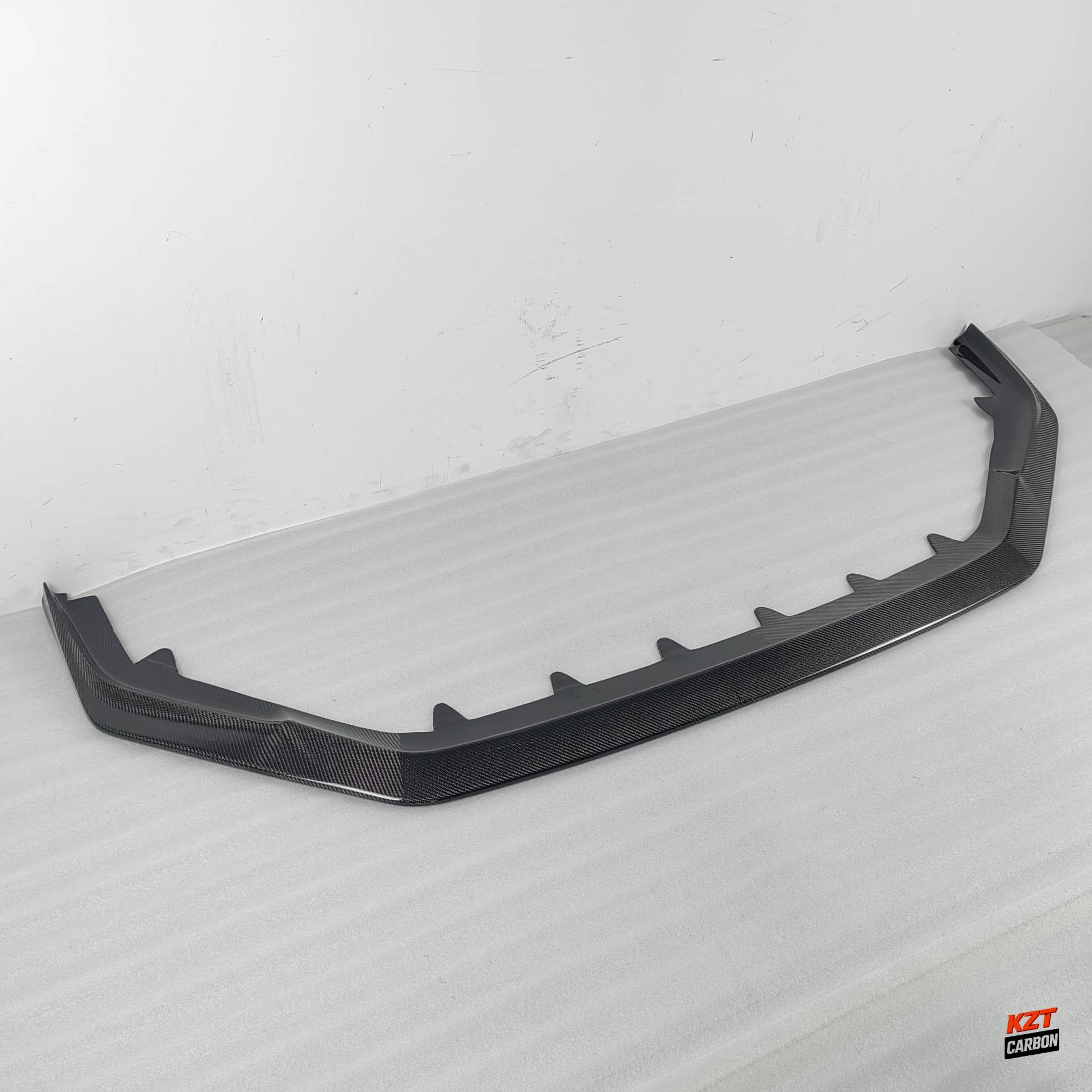 For Honda Civic Type R FL5 Hatchback 2023-26 Carbon KZ Style Front Bumper Lip