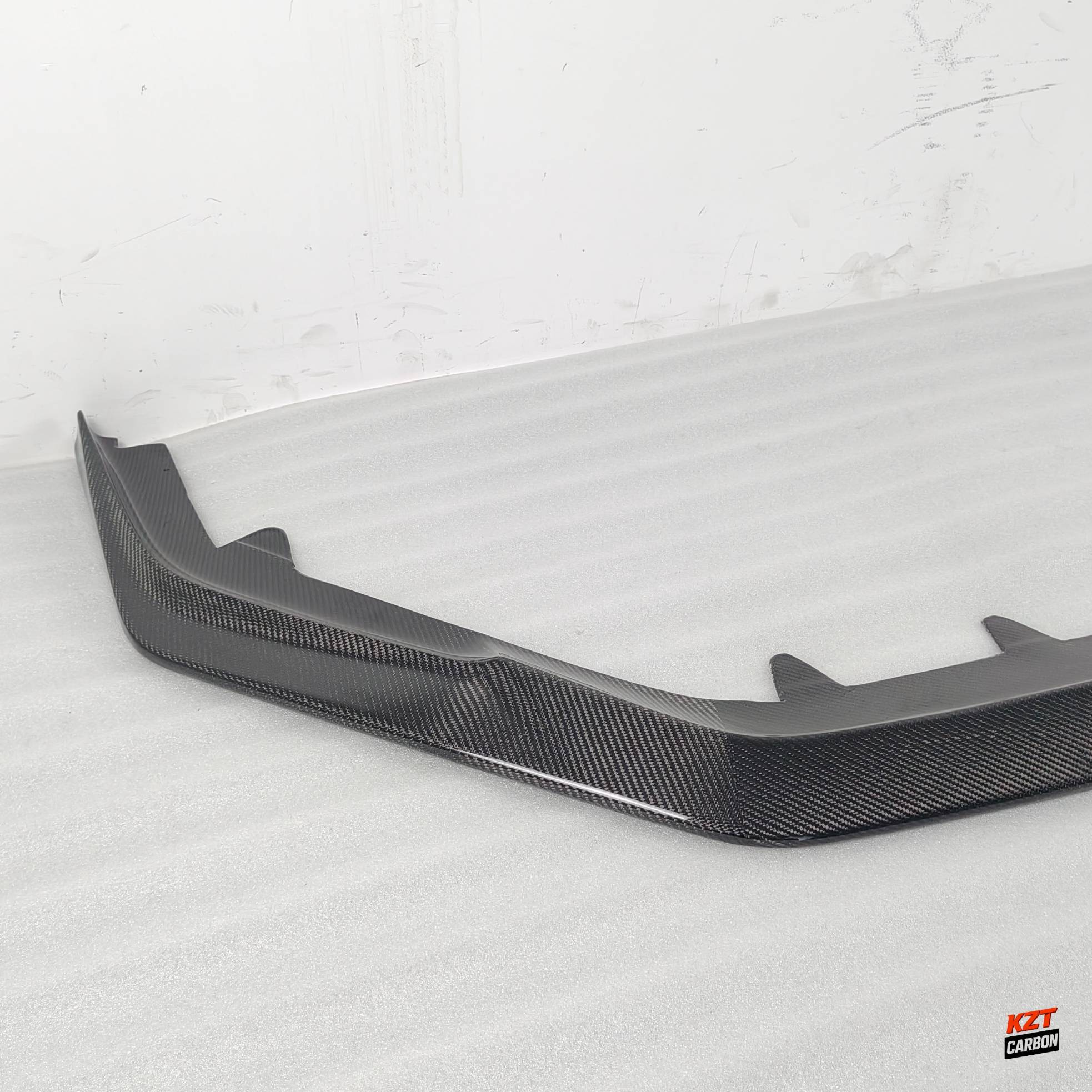 For Honda Civic Type R FL5 Hatchback 2023-26 Carbon KZ Style Front Bumper Lip