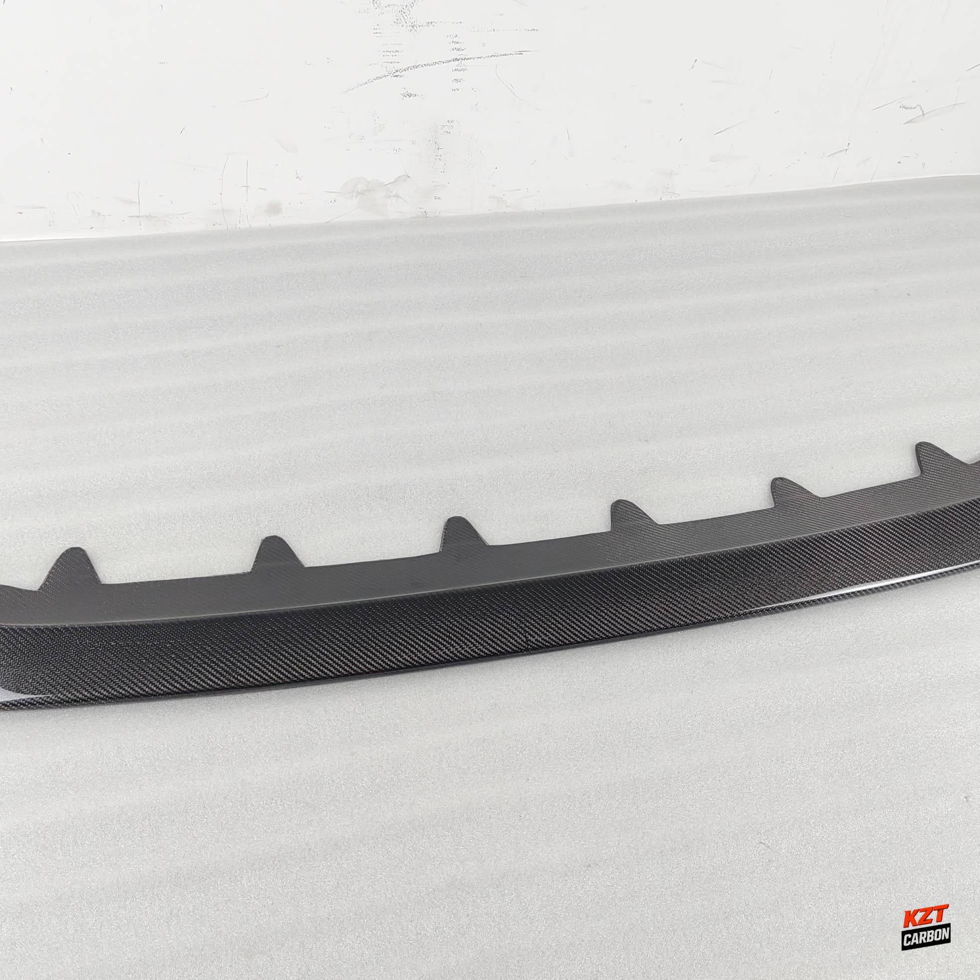 For Honda Civic Type R FL5 Hatchback 2023-26 Carbon KZ Style Front Bumper Lip