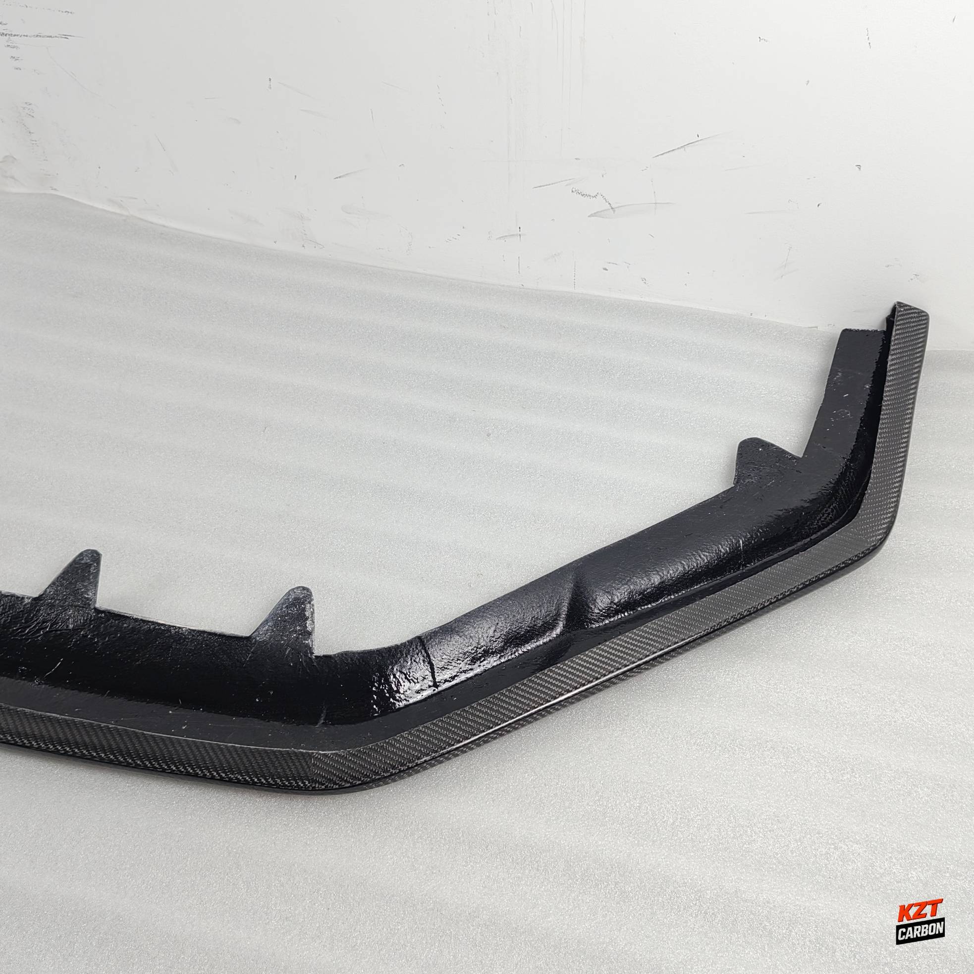 For Honda Civic Type R FL5 Hatchback 2023-26 Carbon KZ Style Front Bumper Lip