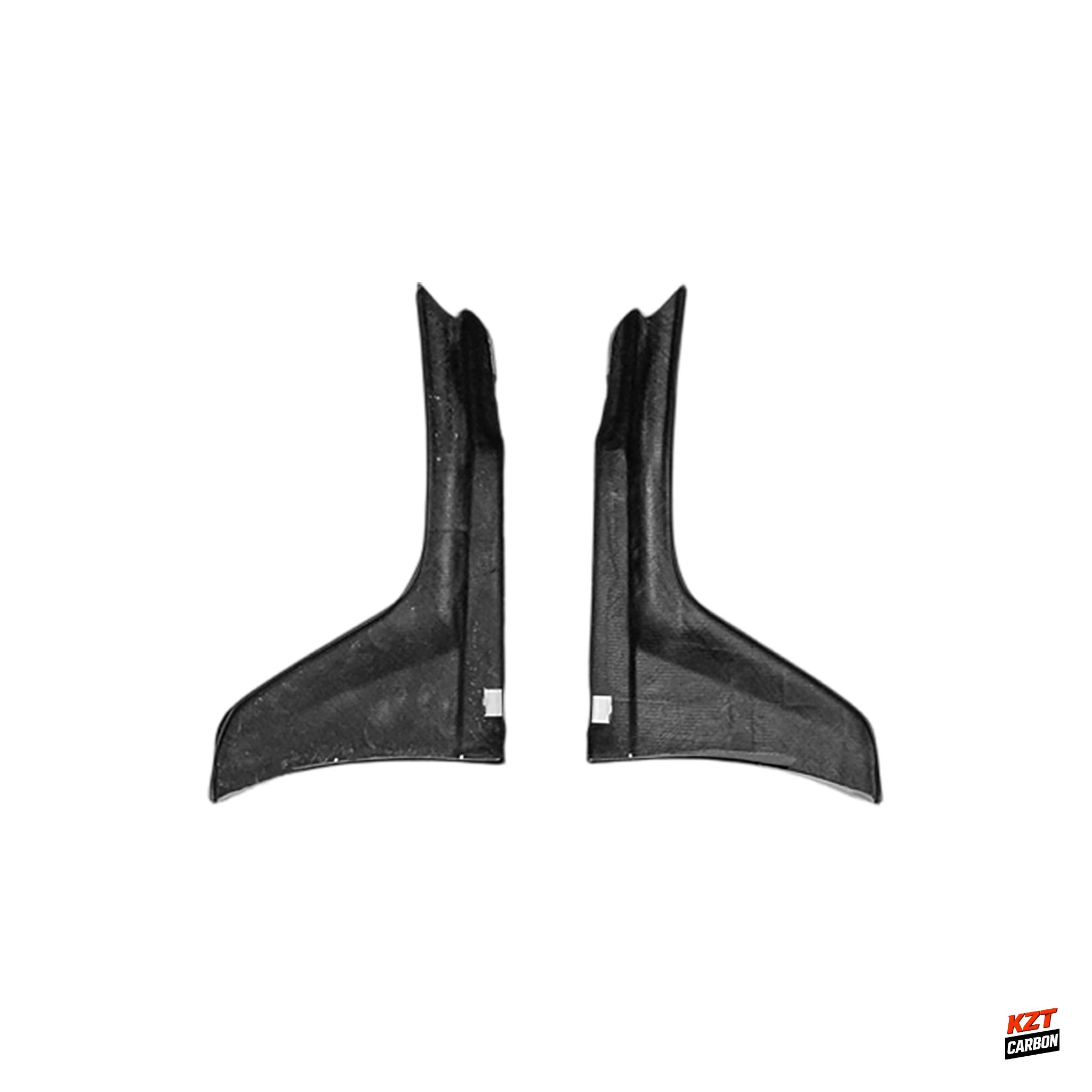 For Honda Civic Type R FL5 23-24 Carbon MUG Style Rear Bumper Side Spat Lip Pair