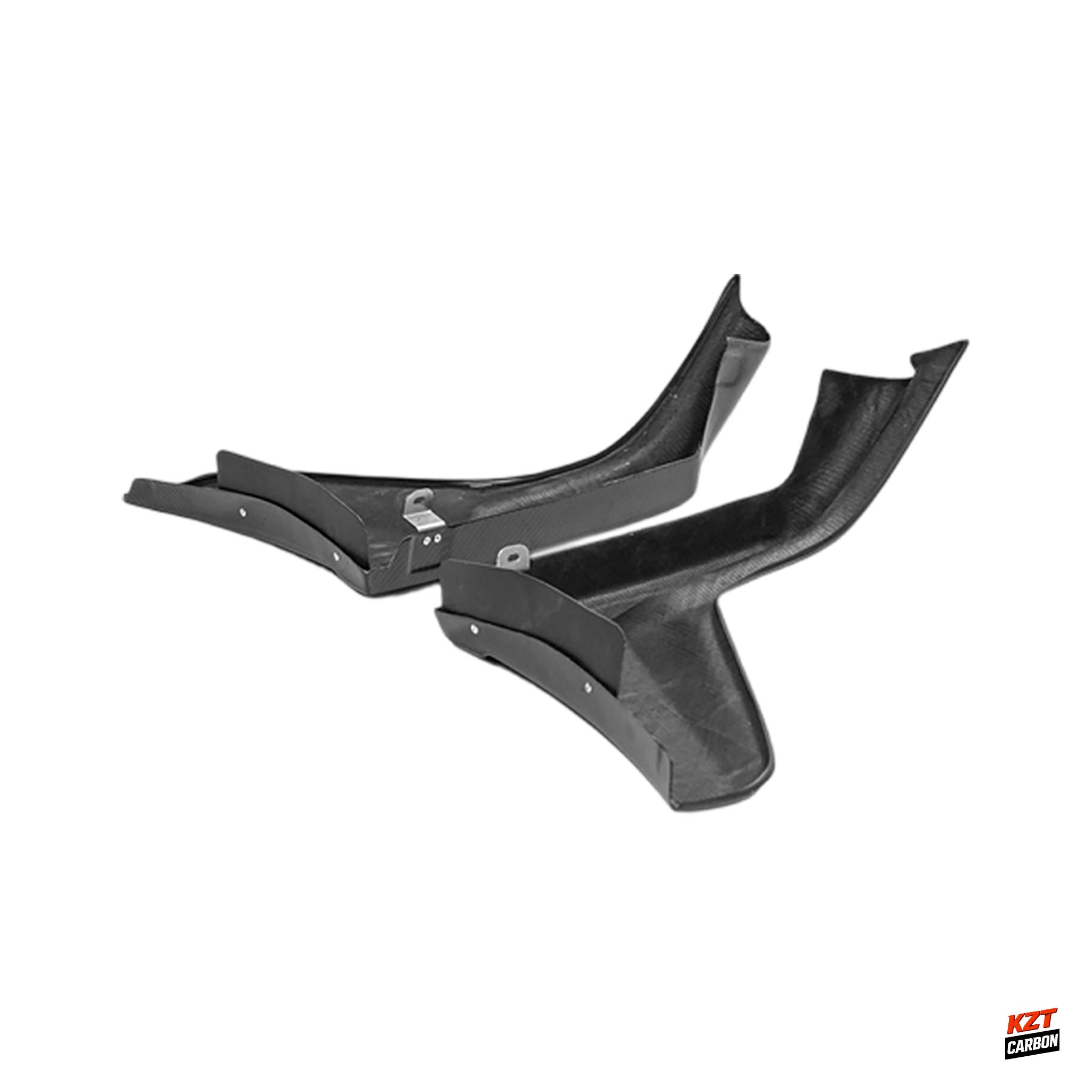 For Honda Civic Type R FL5 23-24 Carbon MUG Style Rear Bumper Side Spat Lip Pair