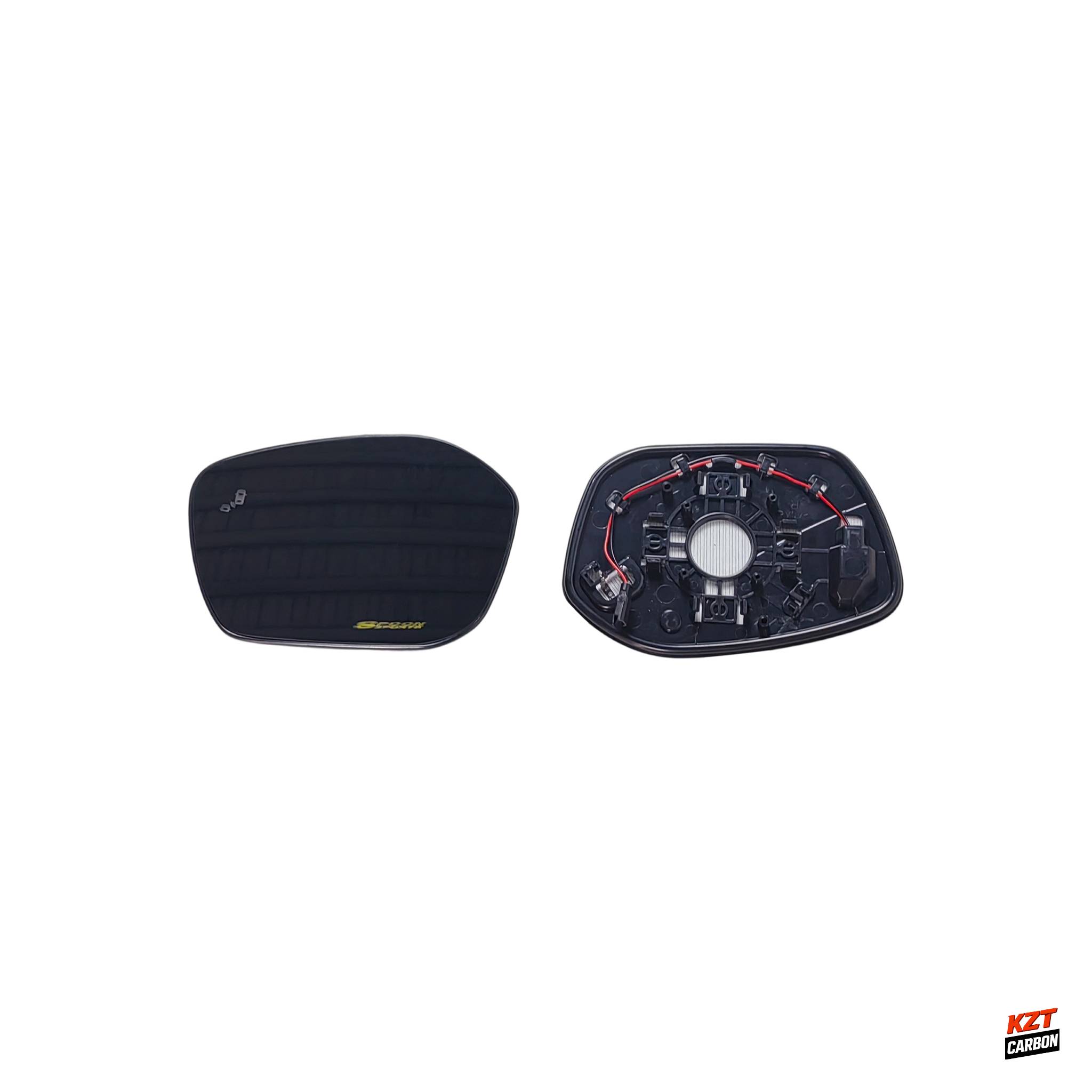 For Honda Civic Type R FL5 ABS Side Rear View Mirror Lenses with Spot Detection