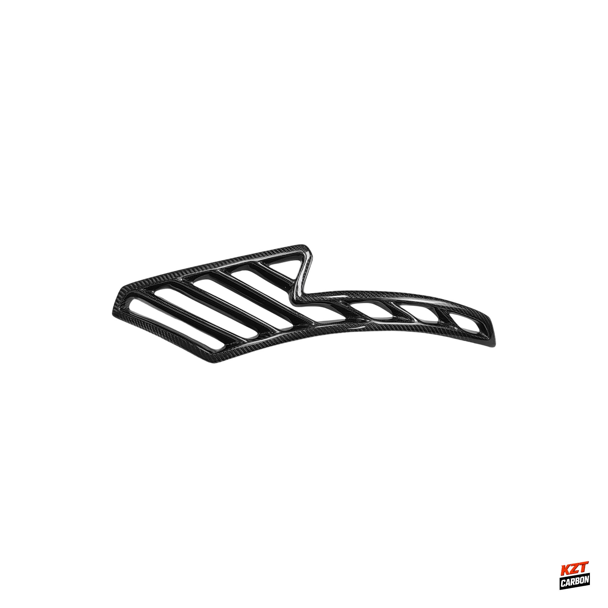 For BMW E92 Real M3 07-13 Carbon WD Style Front Bumper Side Fender Vents Cover