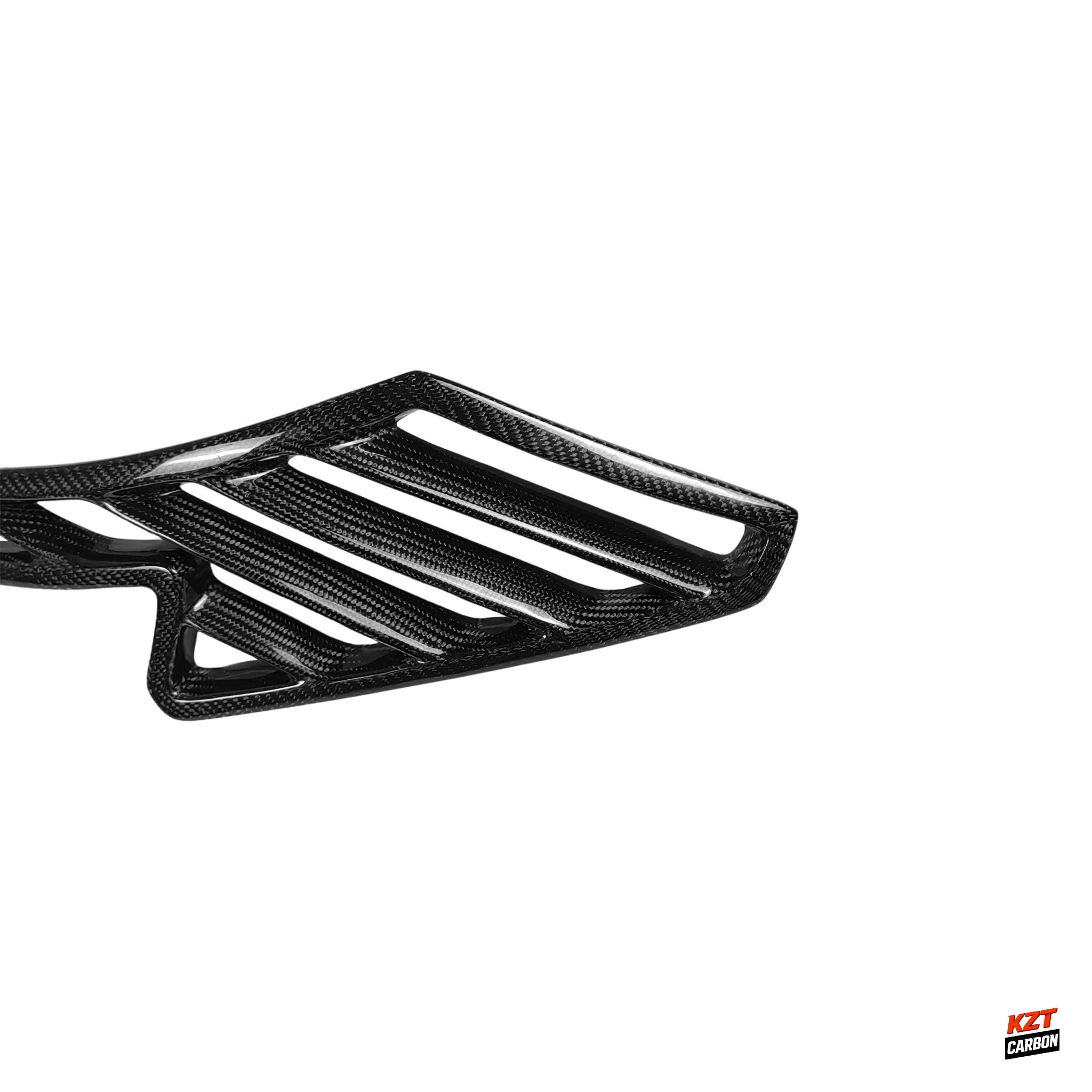 For BMW E92 Real M3 07-13 Carbon WD Style Front Bumper Side Fender Vents Cover