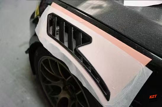 For BMW E92 Real M3 07-13 Carbon WD Style Front Bumper Side Fender Vents Cover