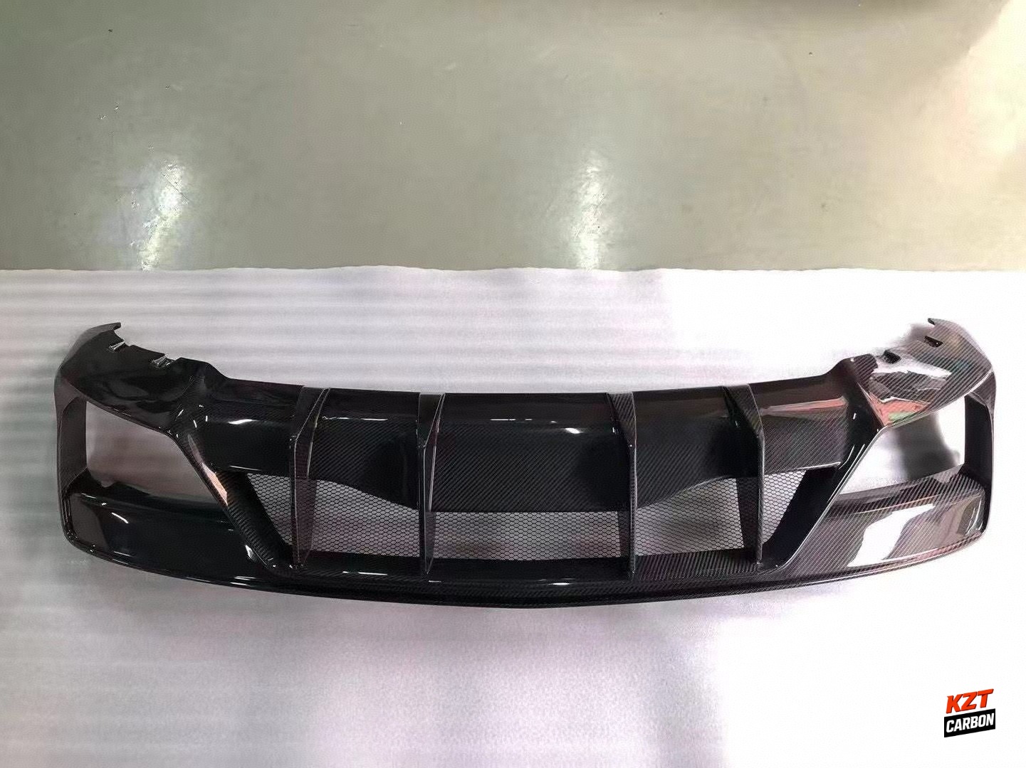 For Chevrolet Corvette C8 2020-24 ADR Style Dry Carbon Rear Bumper Diffuser Lip