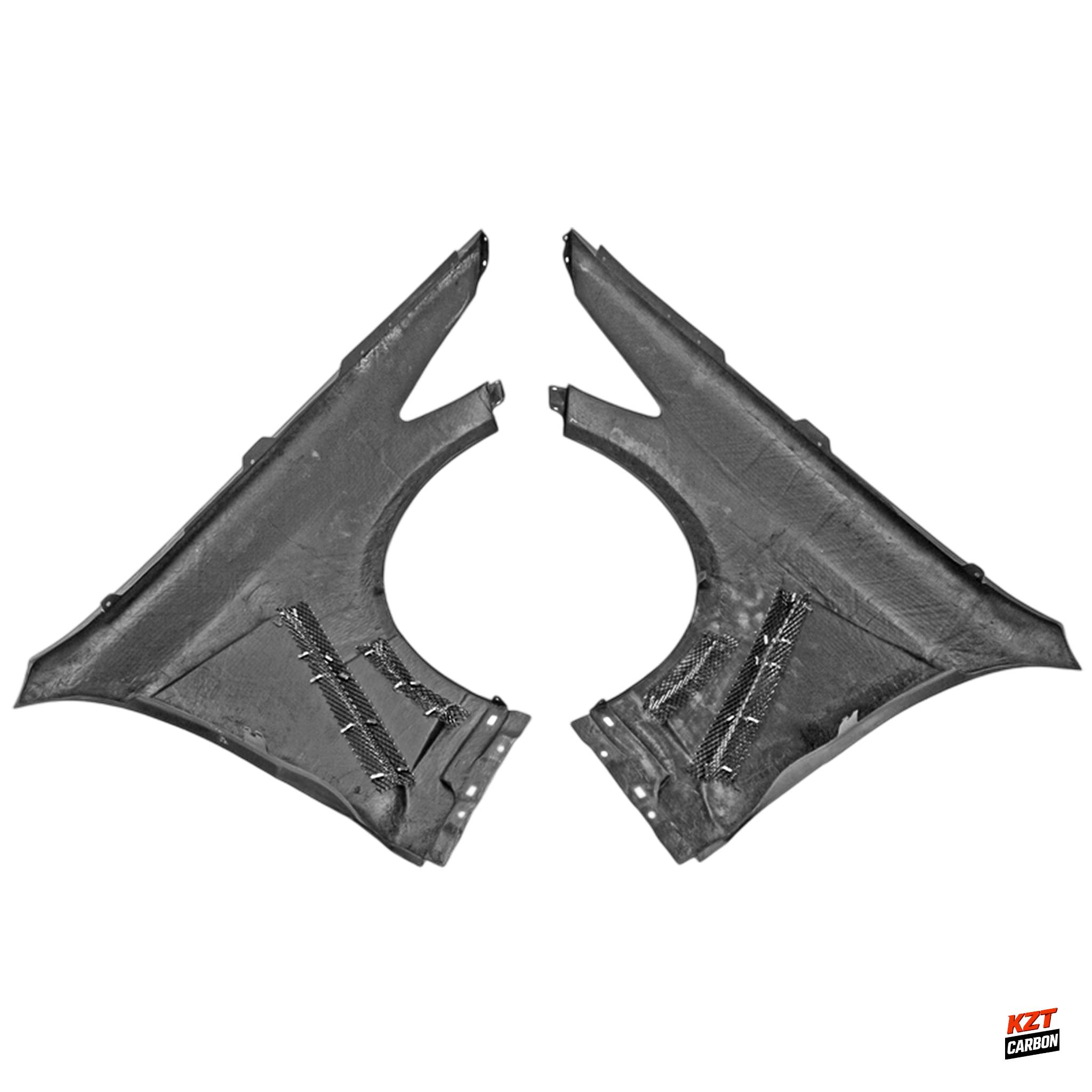 For Kia Stinger Sedan 5 Door 2018-23 EPA Type Carbon Front Vented Fender Pair