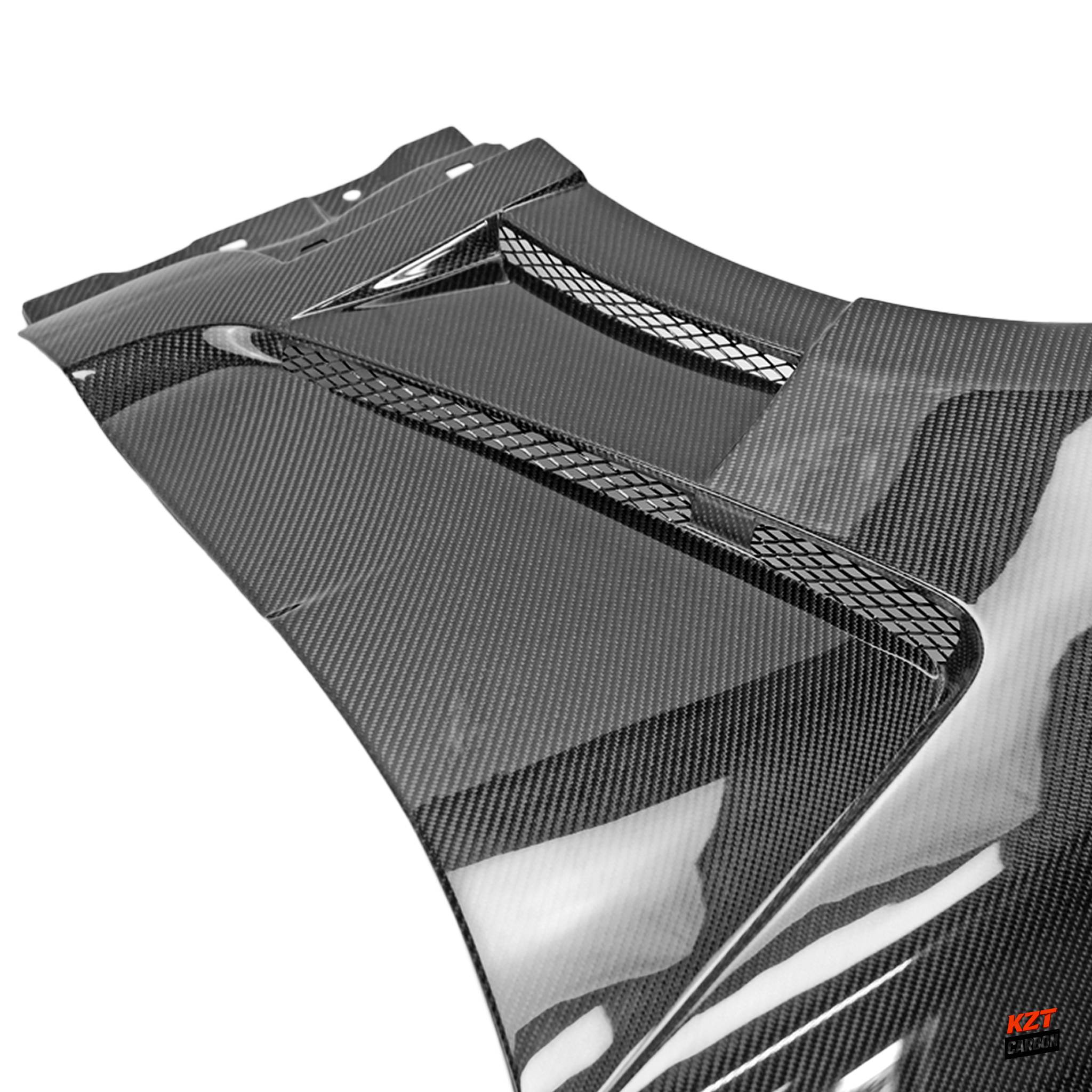 For Kia Stinger Sedan 5 Door 2018-23 EPA Type Carbon Front Vented Fender Pair
