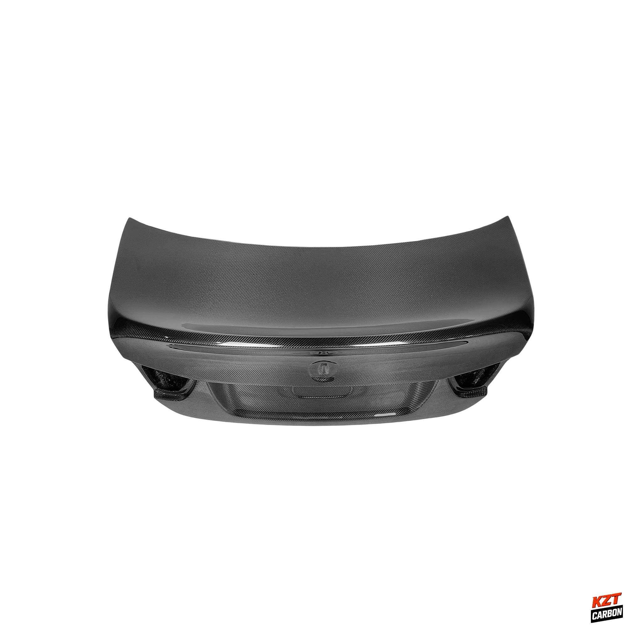 For BMW E90 3 Series Sedan 09-12 Only Ducktail Style Carbon Rear Trunk Boot Lid