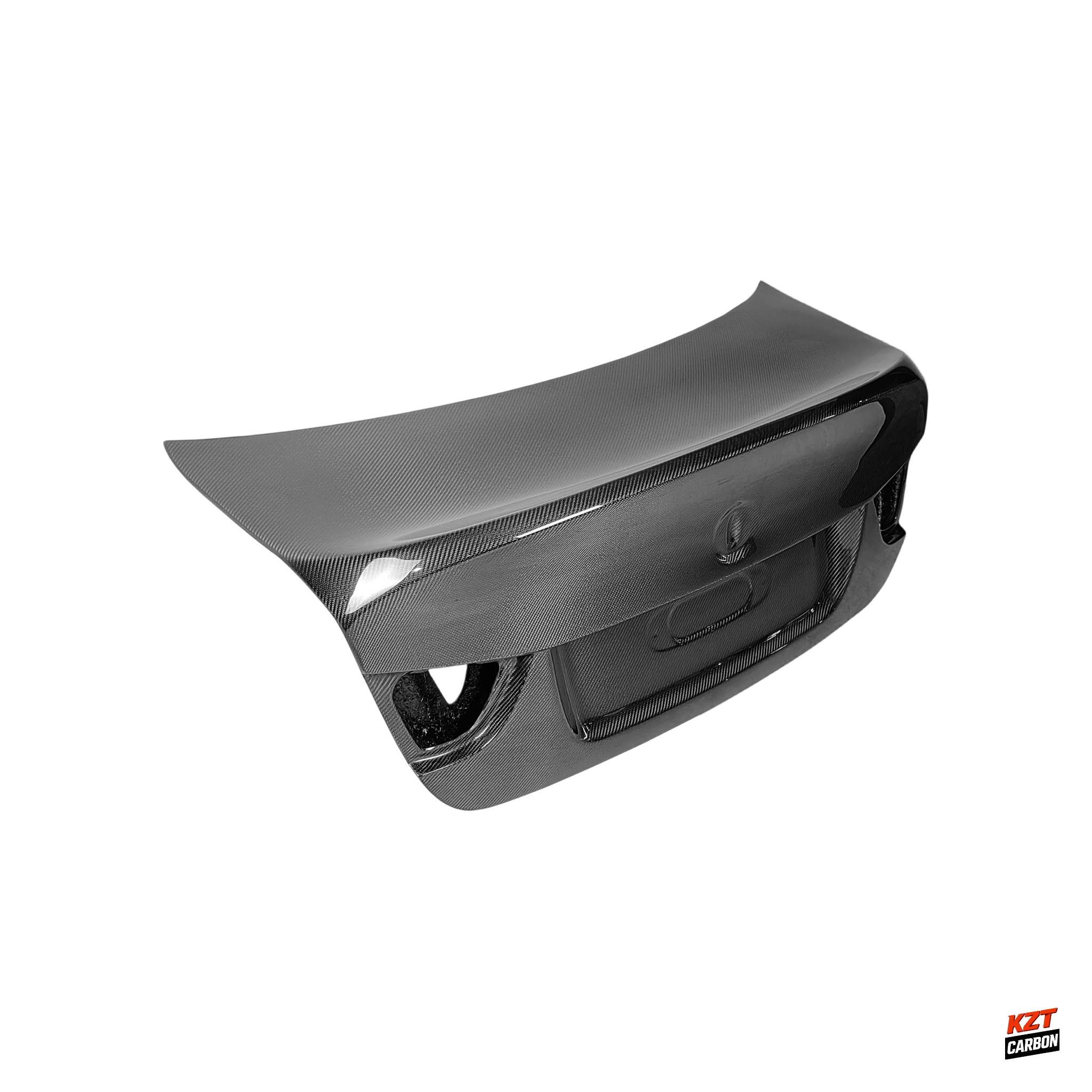 For BMW E90 3 Series Sedan 09-12 Only Ducktail Style Carbon Rear Trunk Boot Lid
