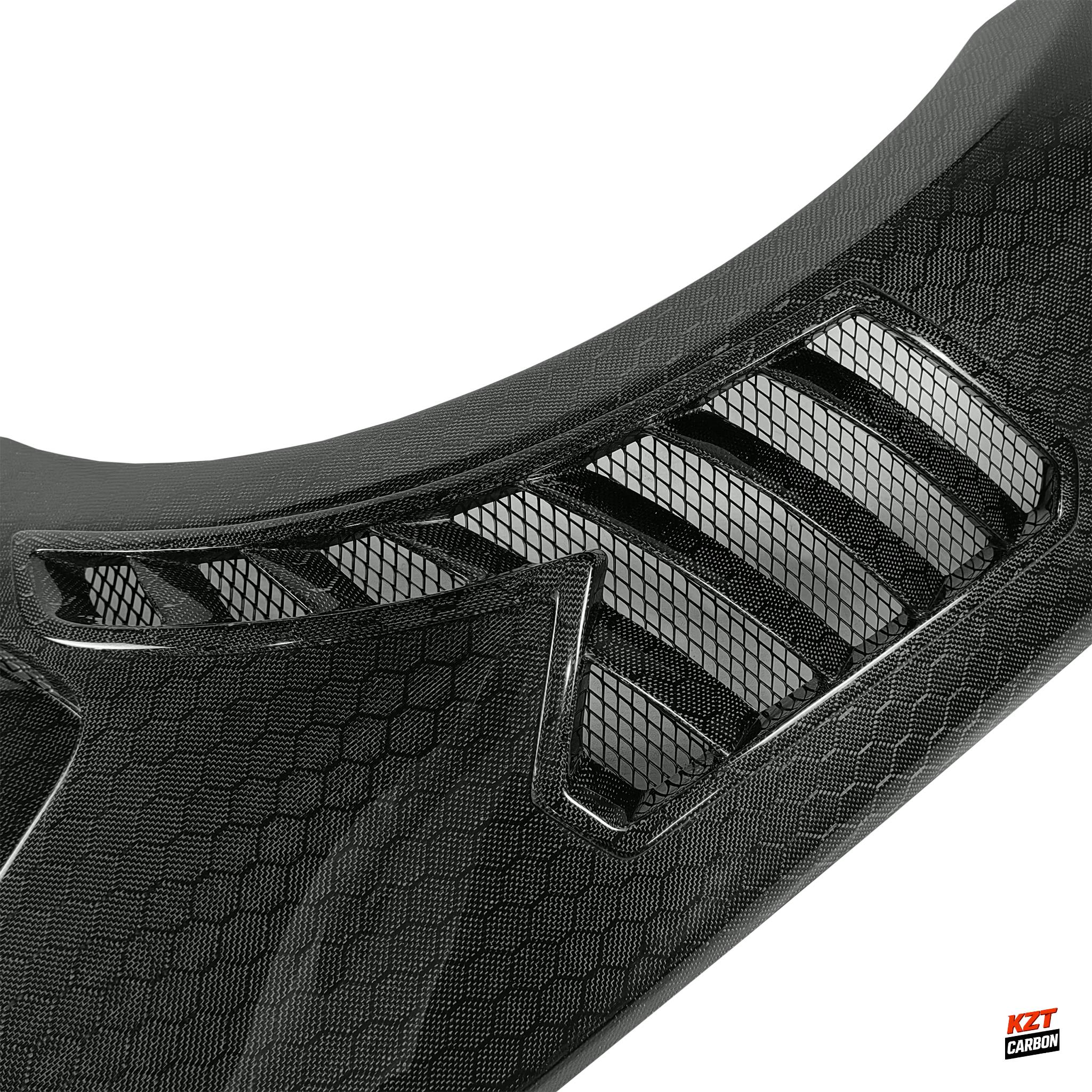 For Infiniti G37 4 Door Sedan 08-13 Honeycomb Carbon V3 Type Vented Front Fender