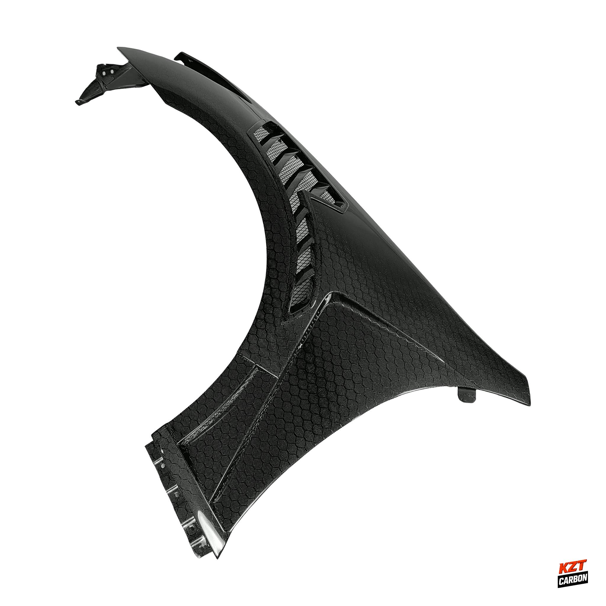 For Infiniti G37 4 Door Sedan 08-13 Honeycomb Carbon V3 Type Vented Front Fender
