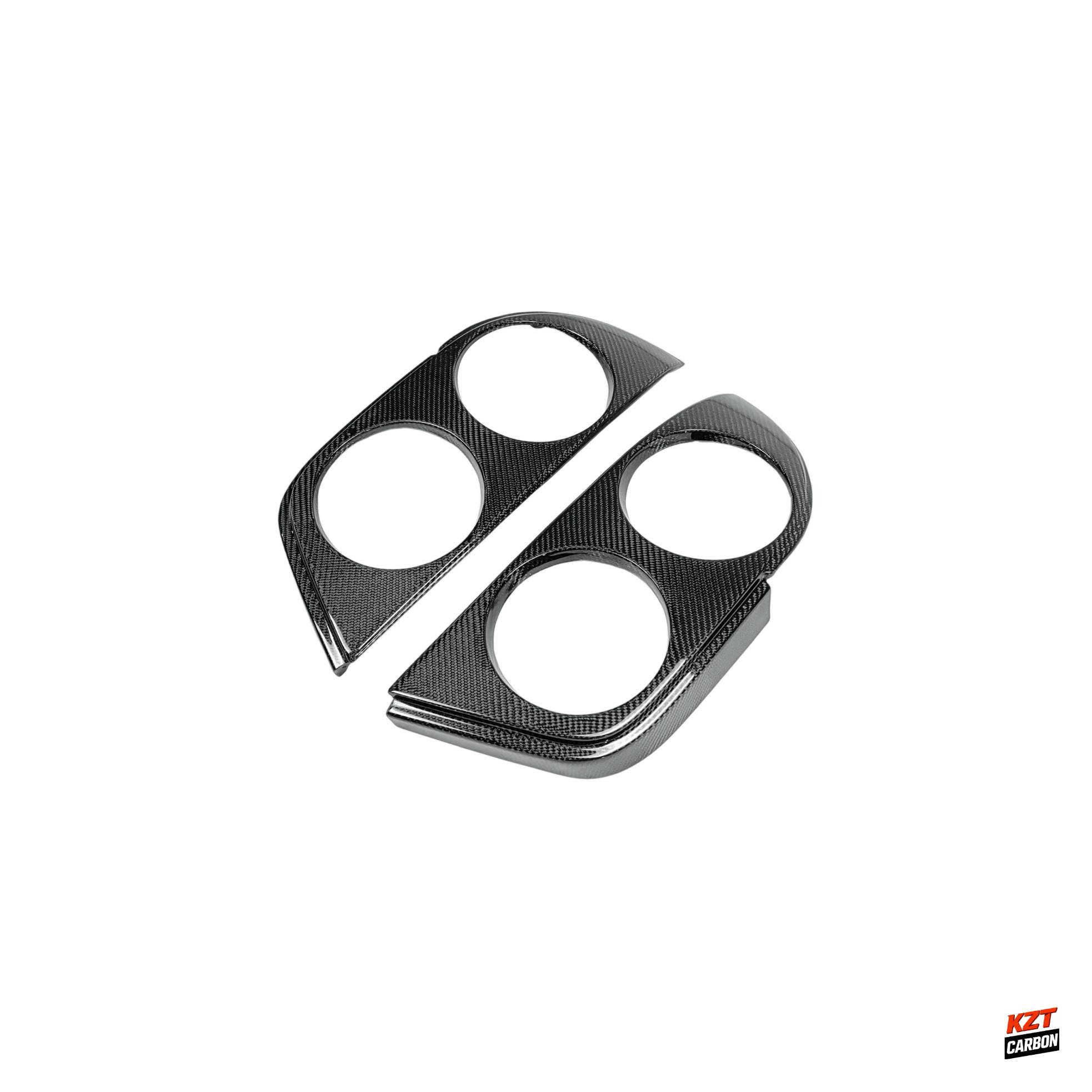 For Nissan Skyline R33 GTR GTS Coupe 95-98 Carbon Rear Bumper Light Cover Trim